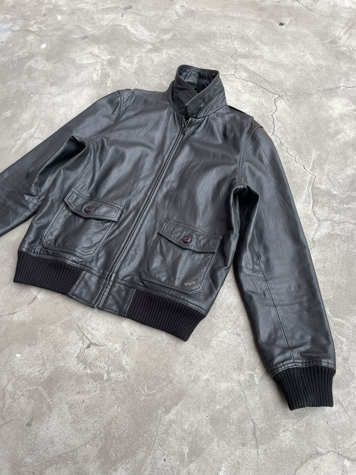 Rip Curl Rip Curl: Tanned Leather Zip-Jacket: Cherveau Lambskin Size US L / EU 52-54 / 3 - 13 Thumbnail