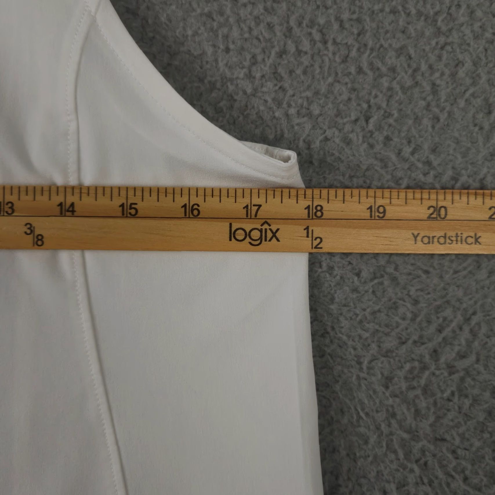 Talbots T By Talbots Shirt Womens P Small White Keyhole Tie Neck Sleeveless Performance Shirt Size XXS / US 00 / IT 34 - 5 Thumbnail
