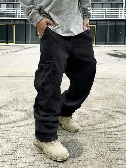 Japanese Brand Cargo Loose Fit Pants Gorpcore Size US 32 / EU 48 - 1 Thumbnail