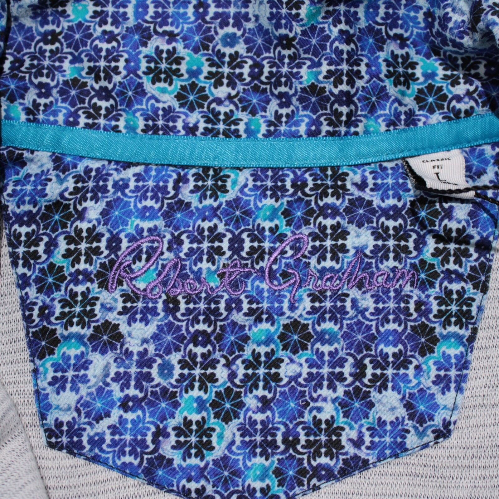 Robert Graham Robert Graham Sweater Size US L in Blue Size US L / EU 52-54 / 3 - 7 Thumbnail
