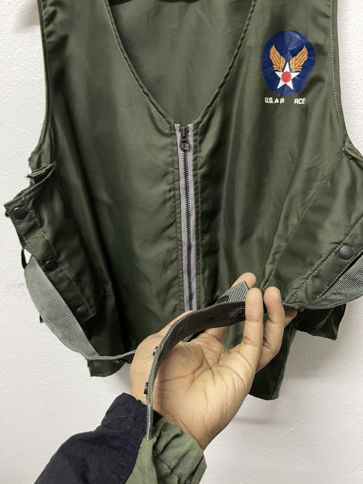 Other 80s HOUSTON INC VEST RADIO CARRIER ARMY RARE Size US M / EU 48-50 / 2 - 5 Thumbnail