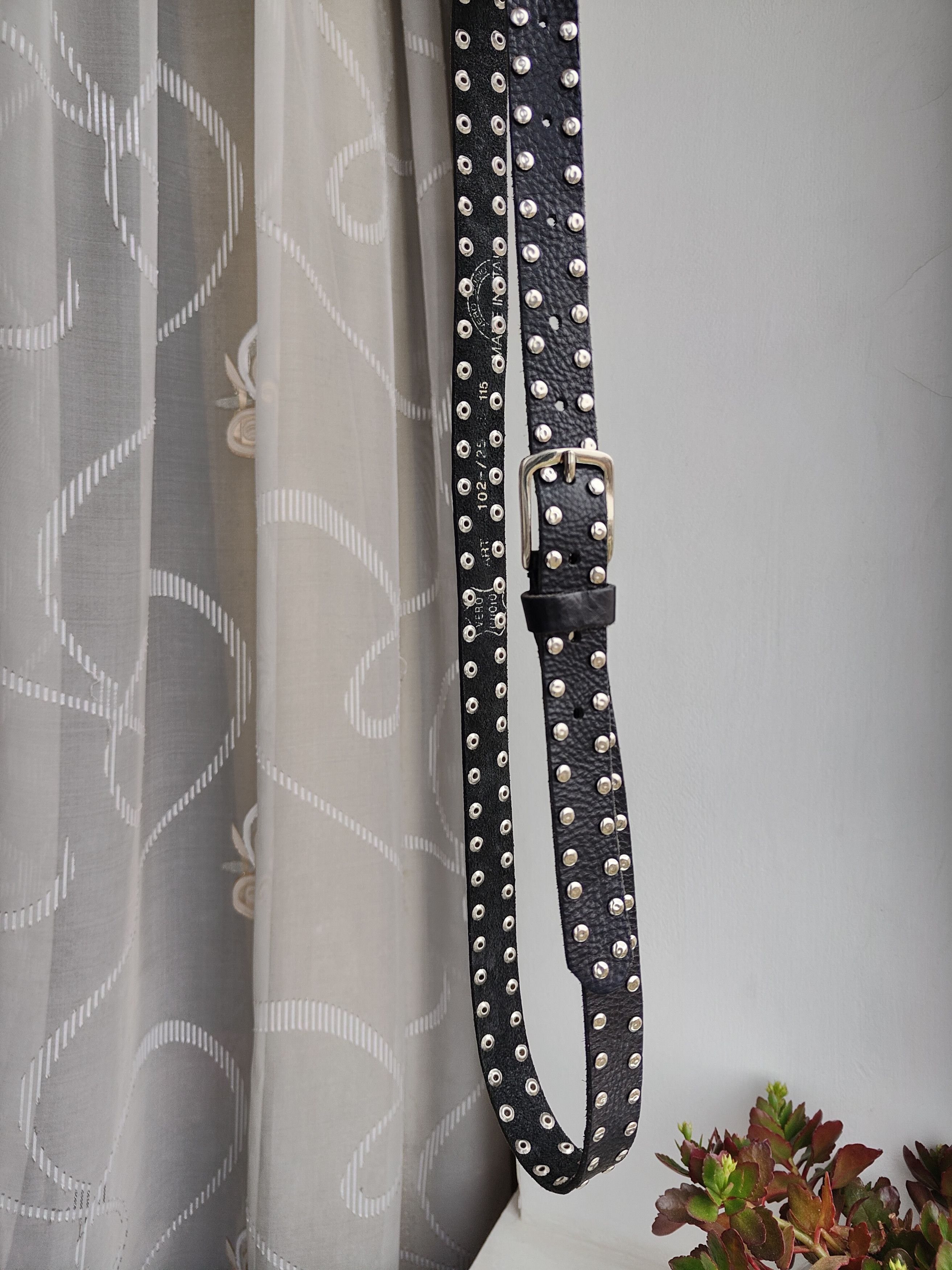 Leather Leather Belt Italy Leather Women's Belt Size ONE SIZE - 2 Thumbnail