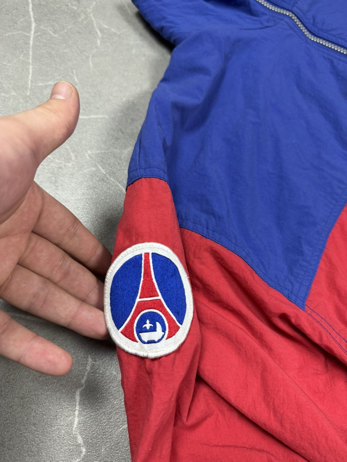 Nike Nike PSG Paris Saint Germain Training Zip 1995-1996 Size US L / EU 52-54 / 3 - 3 Thumbnail