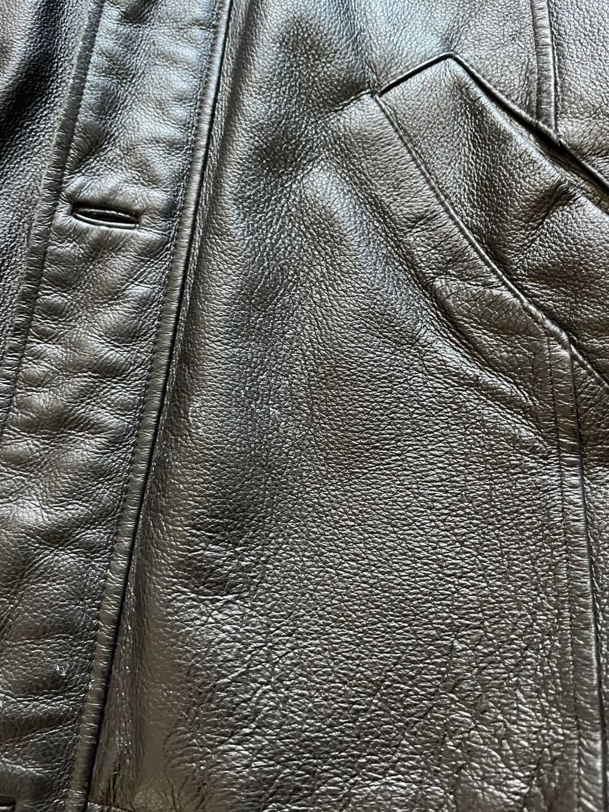Vintage Vintage real leather jacket Size US L / EU 52-54 / 3 - 9 Thumbnail