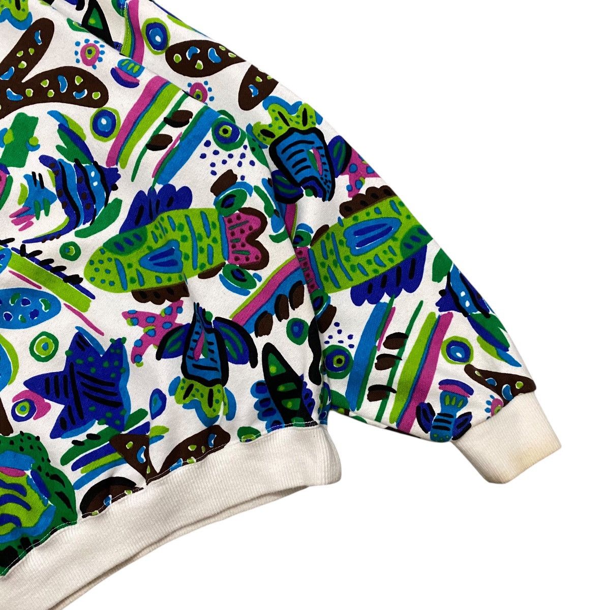 Art Comes First × Japanese Brand PRIMROSE Nice Multicolor Fullprint Sweatshirt Size US M / EU 48-50 / 2 - 4 Thumbnail