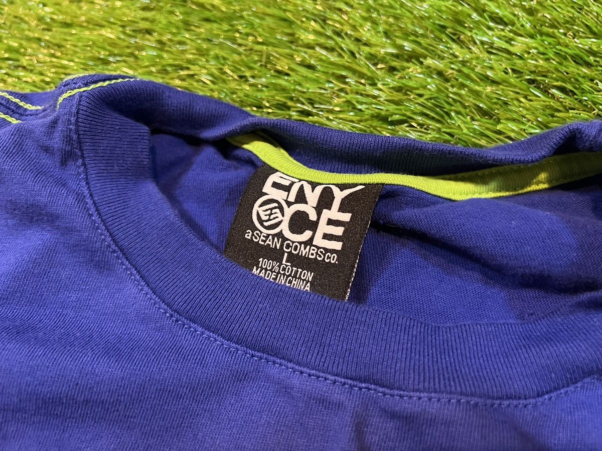 Enyce × Vintage Enyce Spell Out Blue T-shirt Y2K Hip Hop 2000s Sean Combs Size US L / EU 52-54 / 3 - 4 Thumbnail