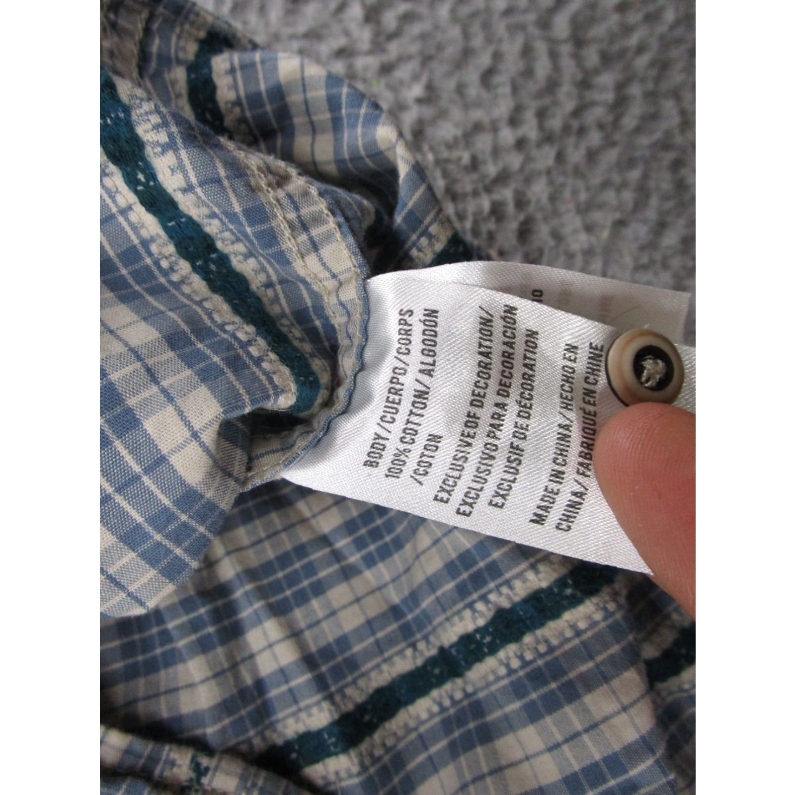 Vintage Moonshine Spirit Shirt Mens L Plaid Short Sleeve Button-Front Western Workwear Casual read Size US L / EU 52-54 / 3 - 5 Thumbnail