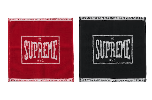Supreme Supreme Square Mini Towels (Set Of 2) Size ONE SIZE - 1 Thumbnail