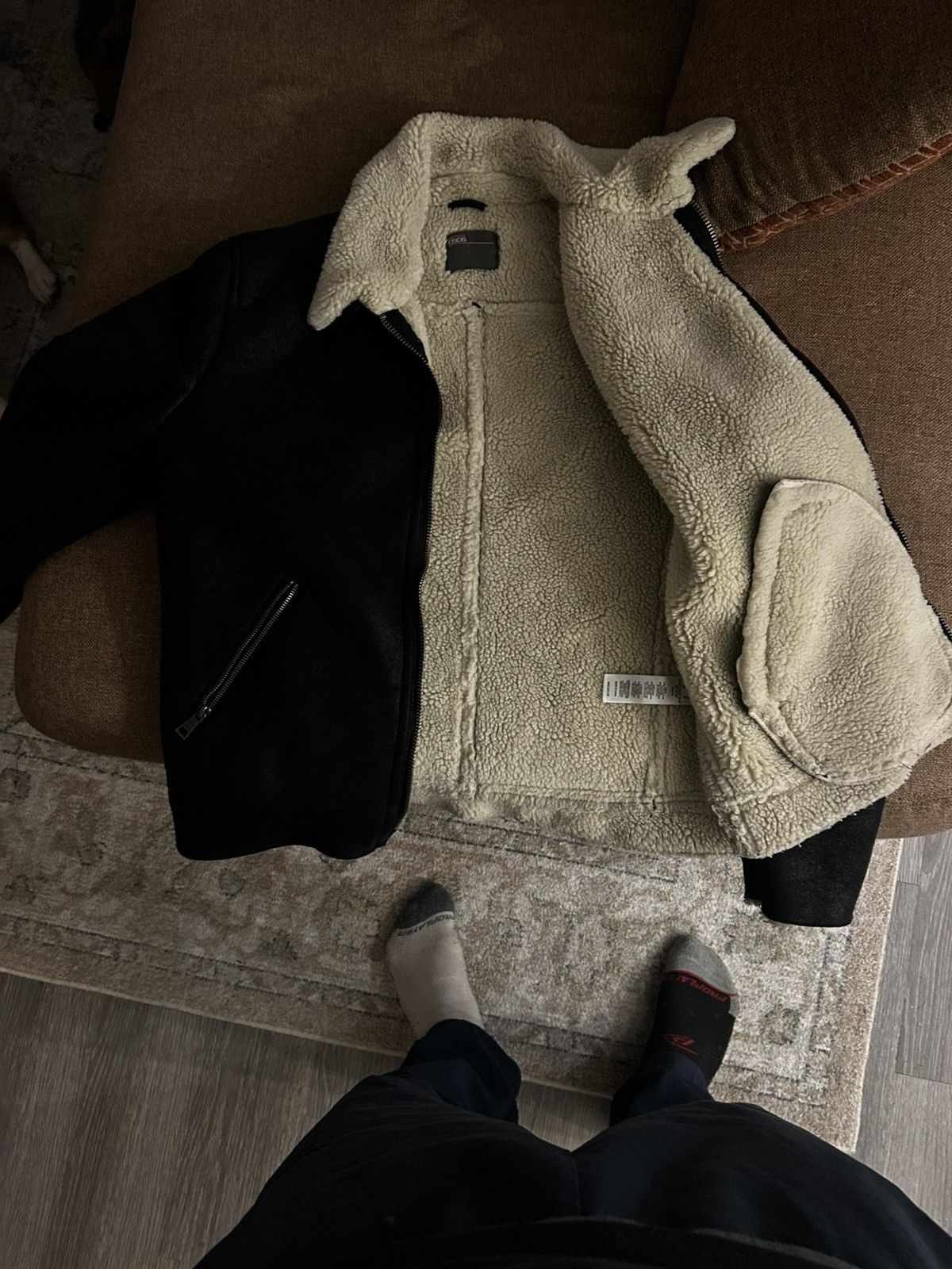 Asos Asos Faux leather Bomber jacket Size US XXS / EU 40 - 2 Thumbnail