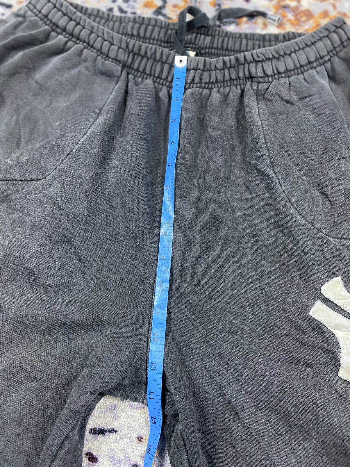 New York Yankees × Russell Athletic VTG Black Russell Athletic New York feded Jogger pants Baggy Size US 28 / EU 44 - 10 Thumbnail