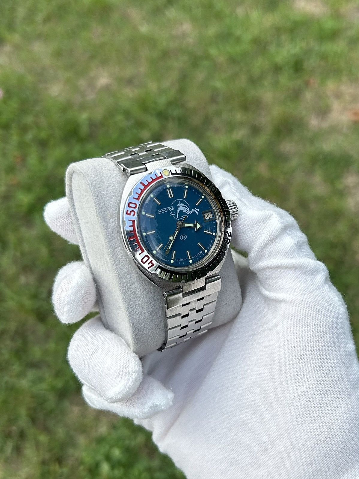 Vintage Vintage Watch Vostok Amphibia Automatic Diver 1990s Size ONE SIZE - 5 Thumbnail