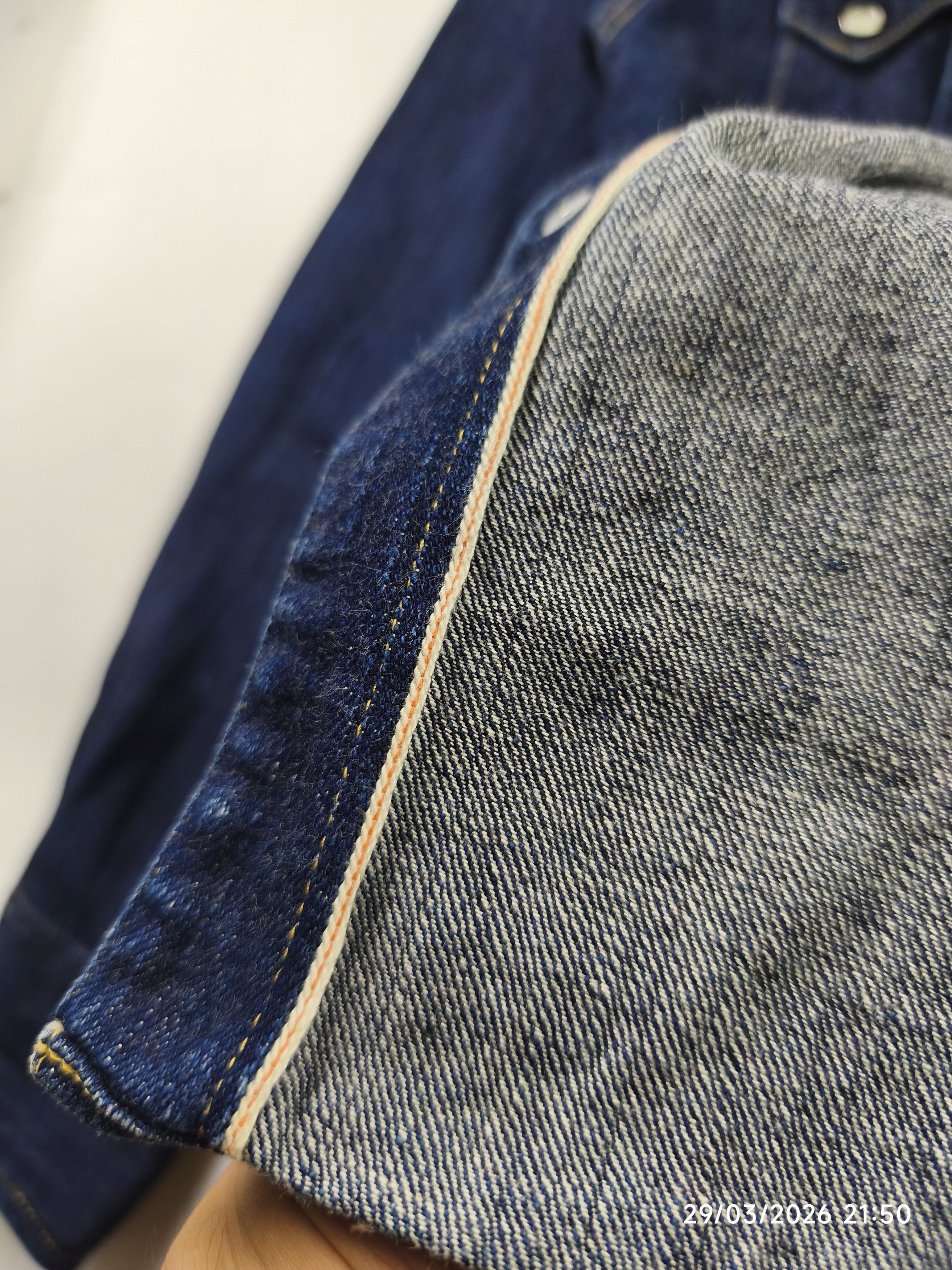 The Flat Head The flat head 7002W sawtooth western denim shirt 12oz Size US S / EU 44-46 / 1 - 10 Thumbnail