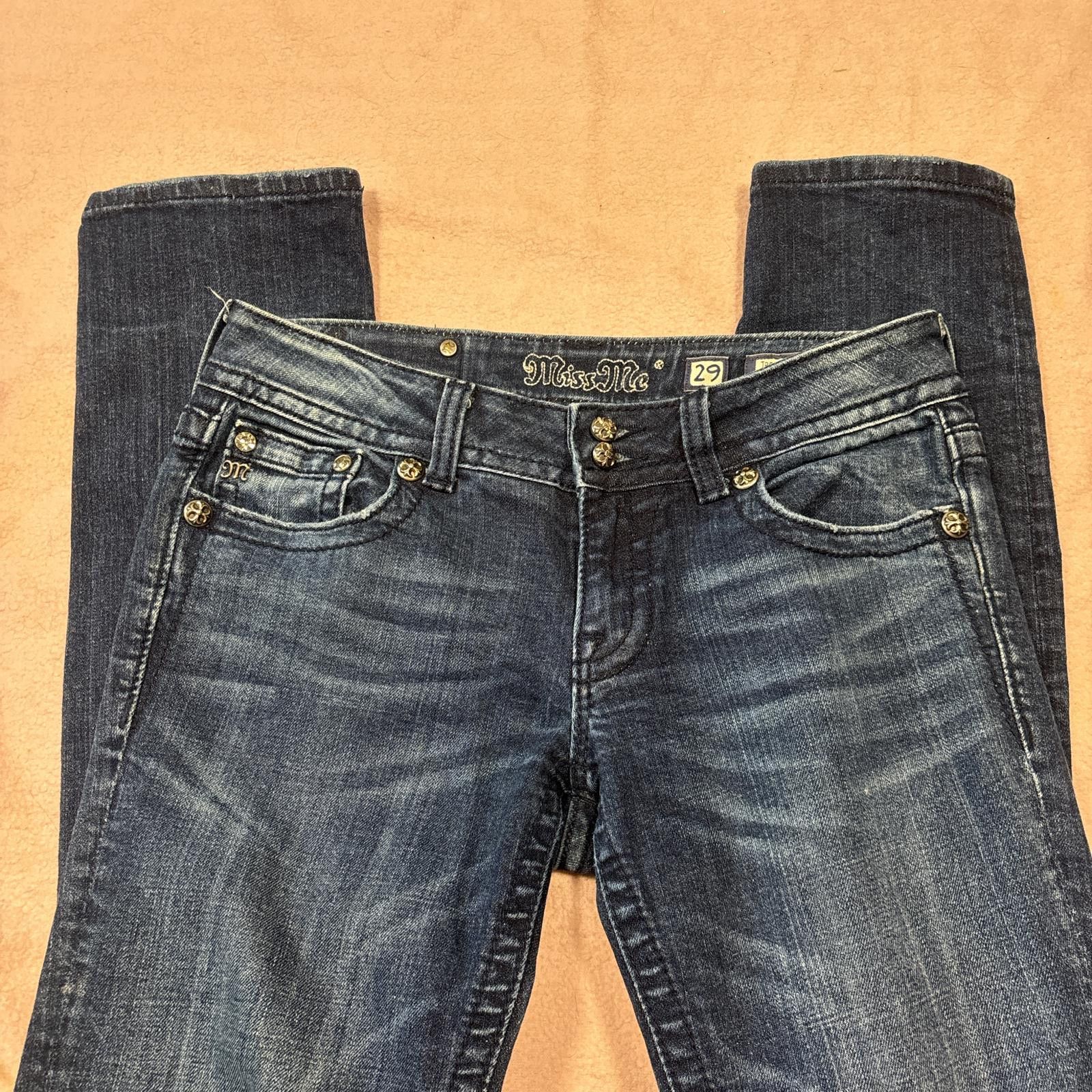 Other y2k miss me skinny wing jeans Size 29" - 6 Thumbnail