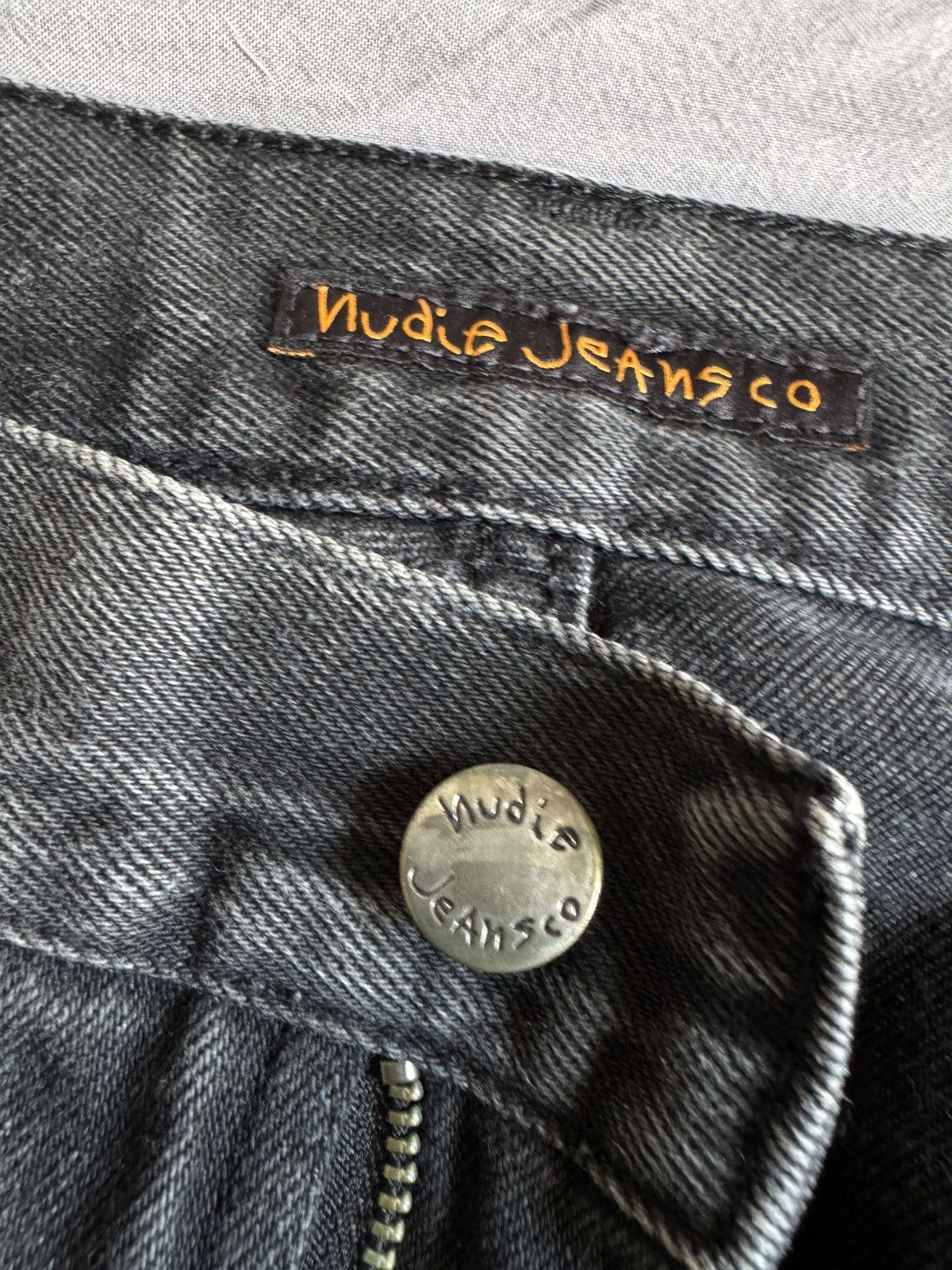 Nudie Jeans NUDIE JEANS DRY BLK SELVAGE THIN FINN DENIM JEANS BEAUTIFUL Size US 33 - 12 Thumbnail
