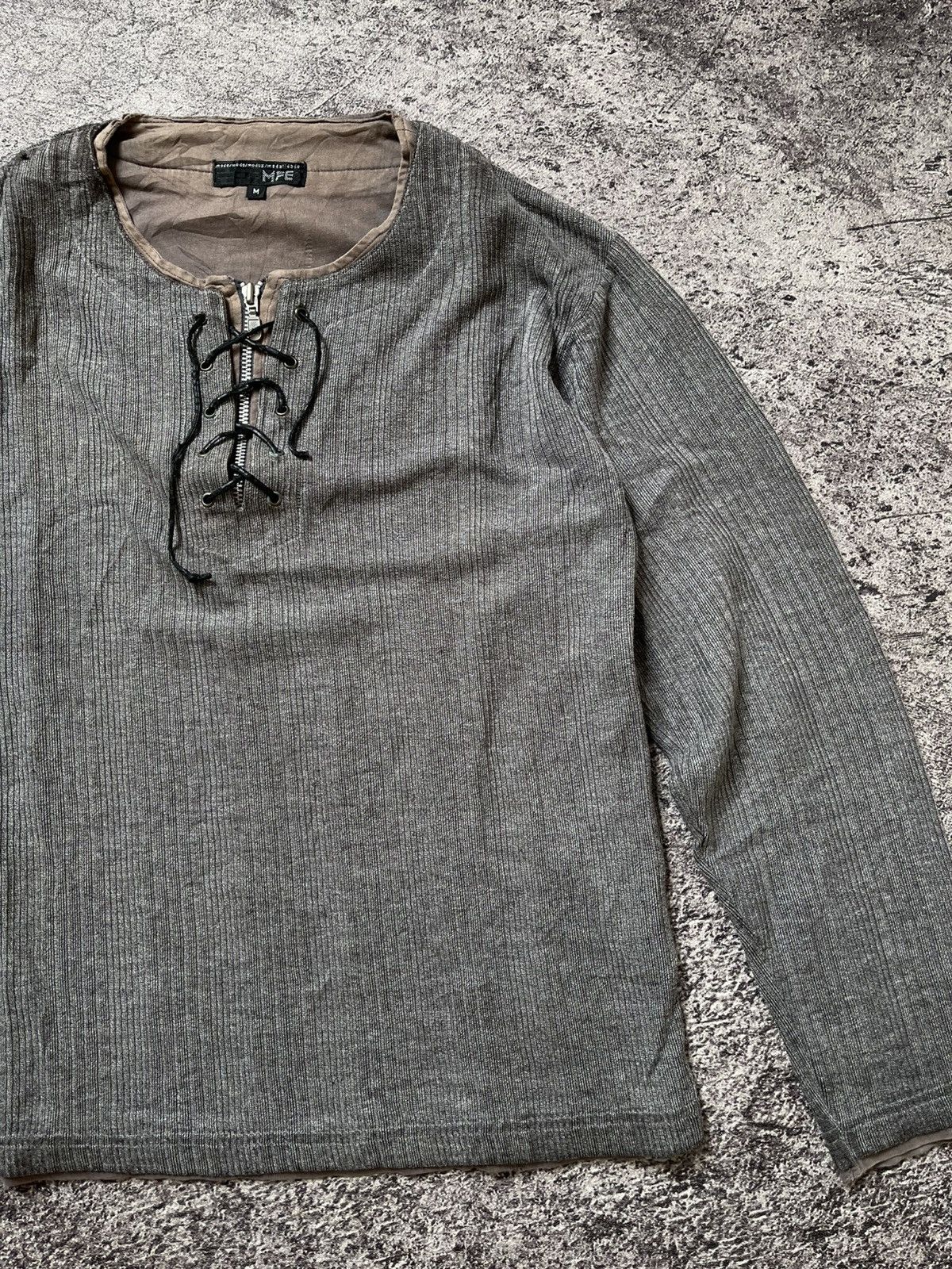 Japanese Brand Y2K Mfe Laced ifsixwasnine long sleeve Size US L / EU 52-54 / 3 - 3 Thumbnail