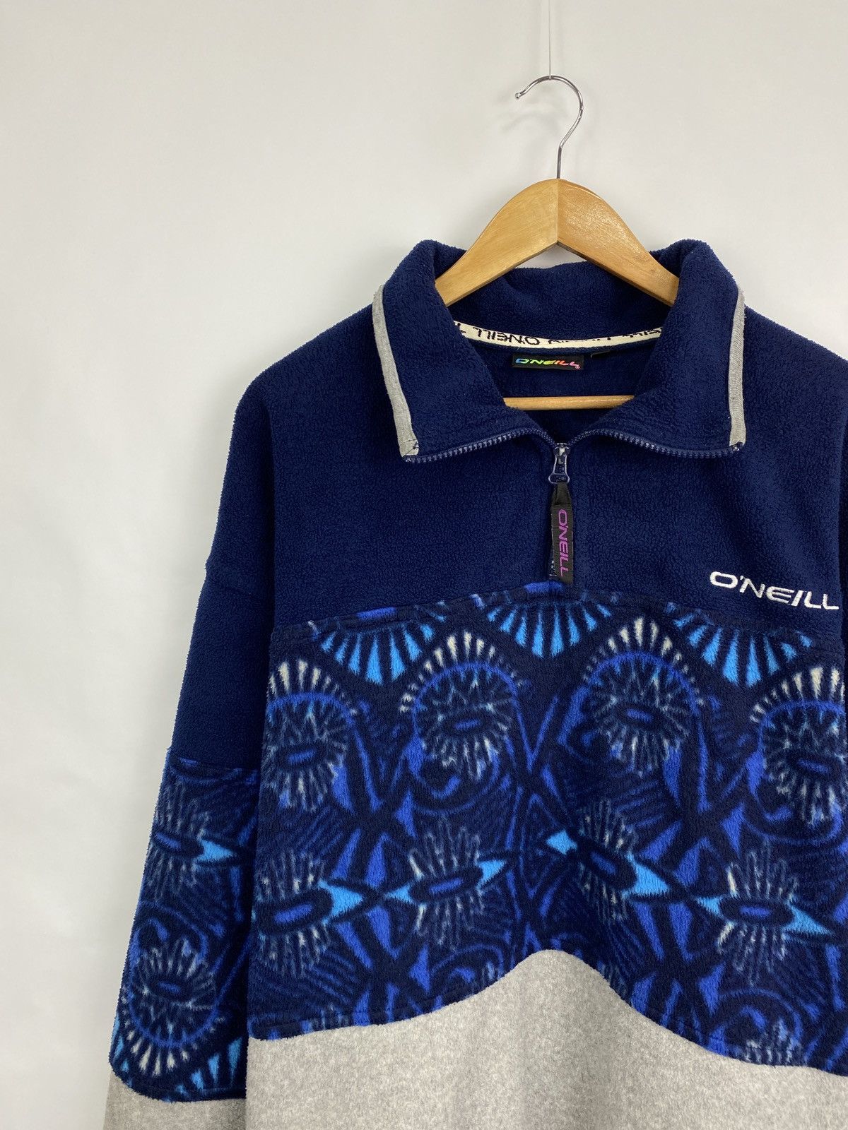 O'Neill 🇺🇸 Vintage 90s O’Neill Fleece 1/4 Zip Rare Retro Australia Size US XL / EU 56 / 4 - 2 Thumbnail
