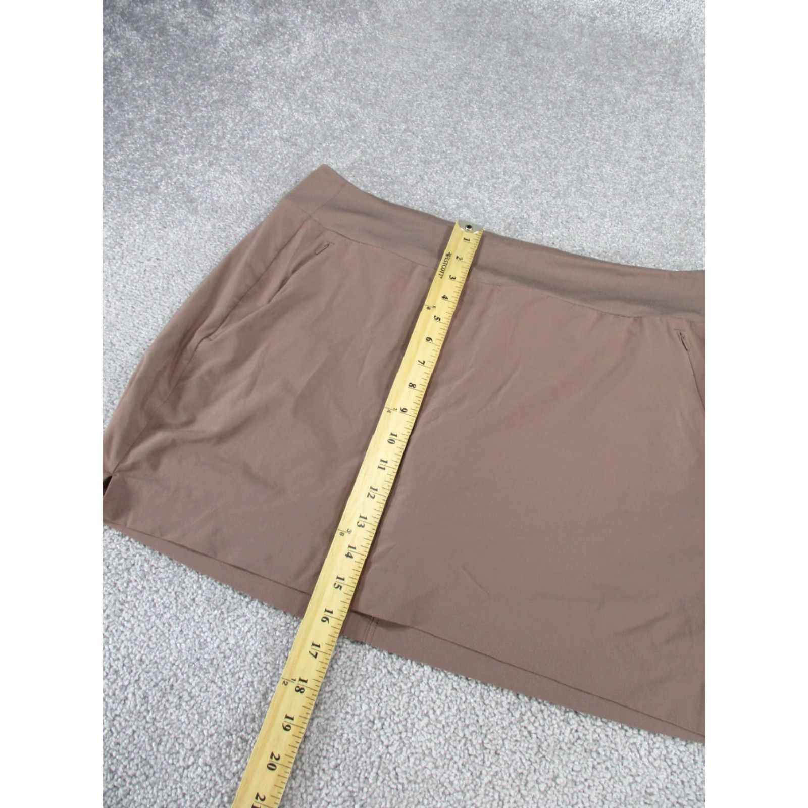 Athleta VINTAGE Athleta Womens Skort Shorts Activewear 16 Brown Athleisure Tennis Golf Walking Size ONE SIZE - 3 Thumbnail