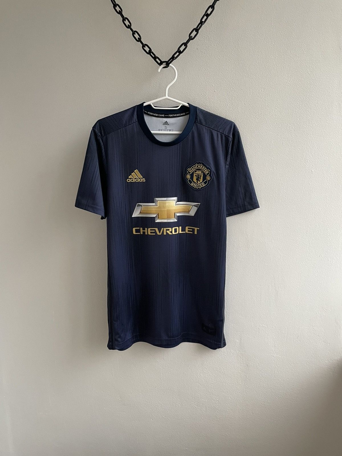 Adidas Manchester United 2018 2019 Football Shirt Soccer Jersey Size US S / EU 44-46 / 1 - 1 Thumbnail