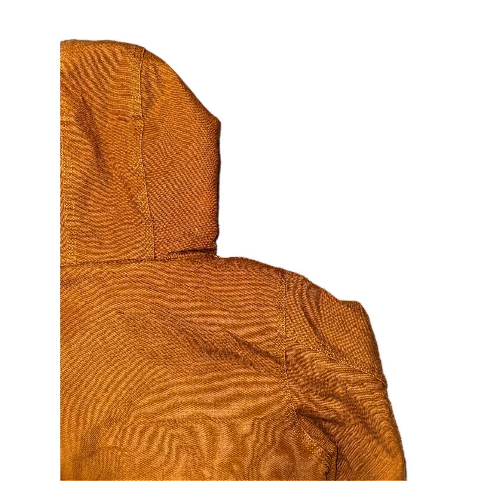 Carhartt Carhartt Brown Duck Quilt Lined Hooded Jacket 4T Size US XXS / EU 40 - 4 Thumbnail