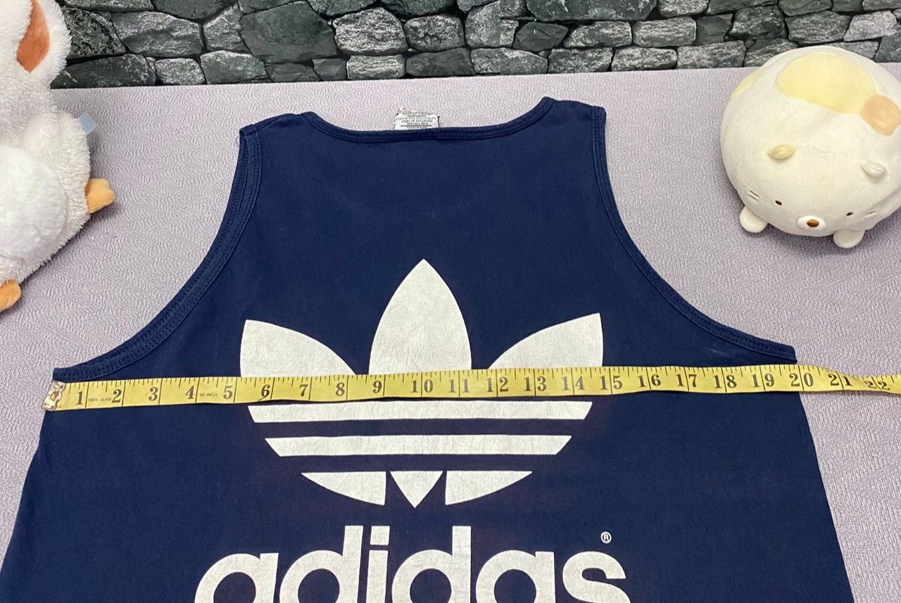 Adidas Vintage 90s Adidas Big Logo Singlet Size US M / EU 48-50 / 2 - 6 Thumbnail