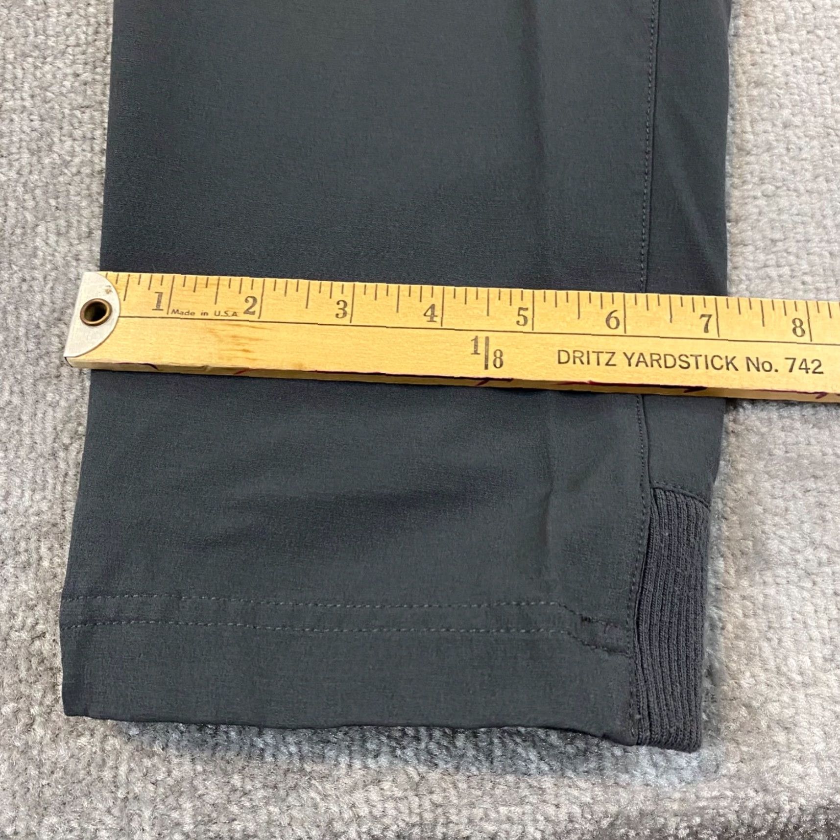 Vintage Mack Weldon Pants Mens Large Dark Gray Tapered Athletic Stretch 30" In Workout Size US 33 - 7 Thumbnail