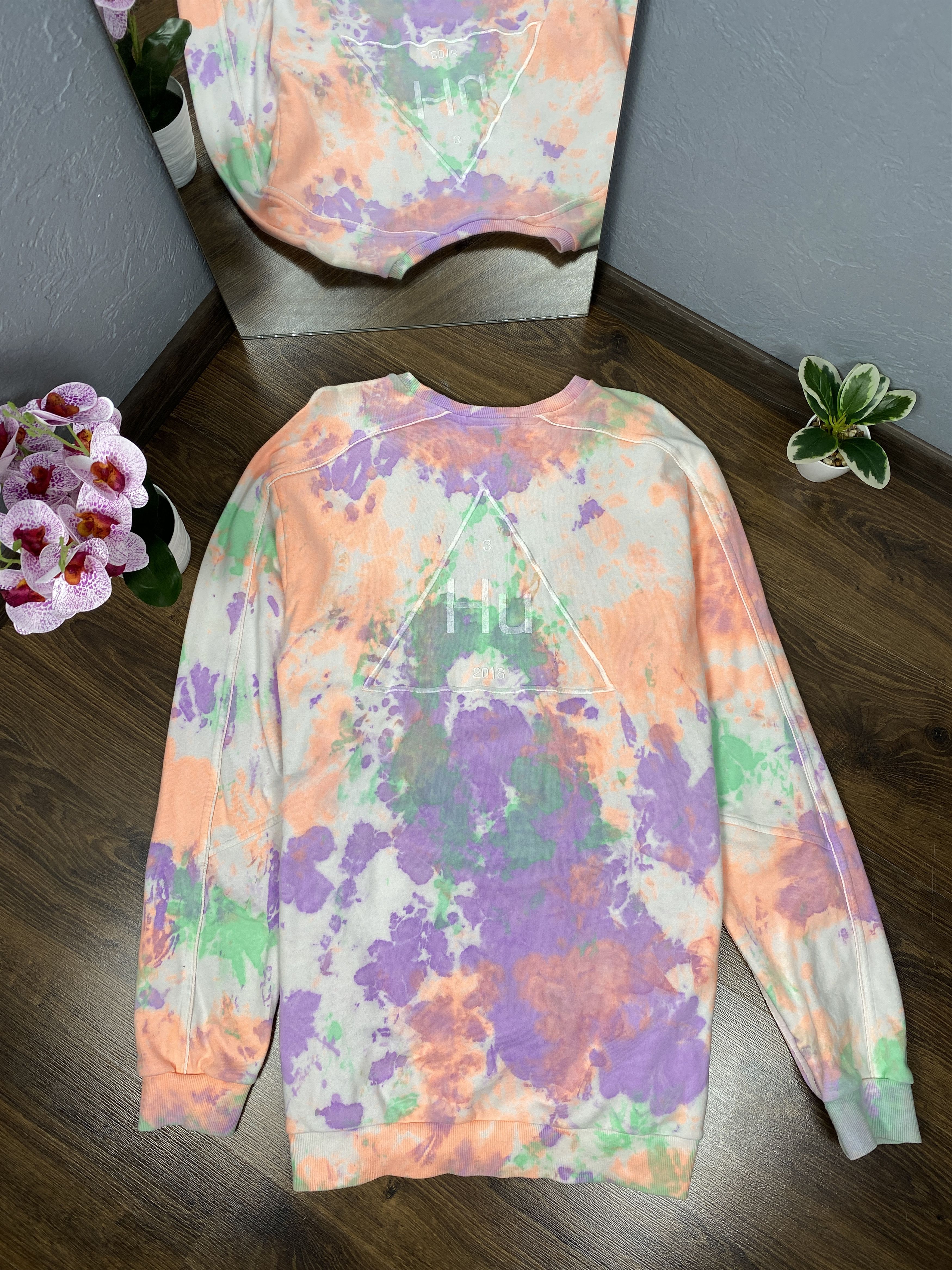 Adidas × Pharrell Adidas x Pharrell Hu Holi tye dye sweatshirt Size US L / EU 52-54 / 3 - 6 Thumbnail