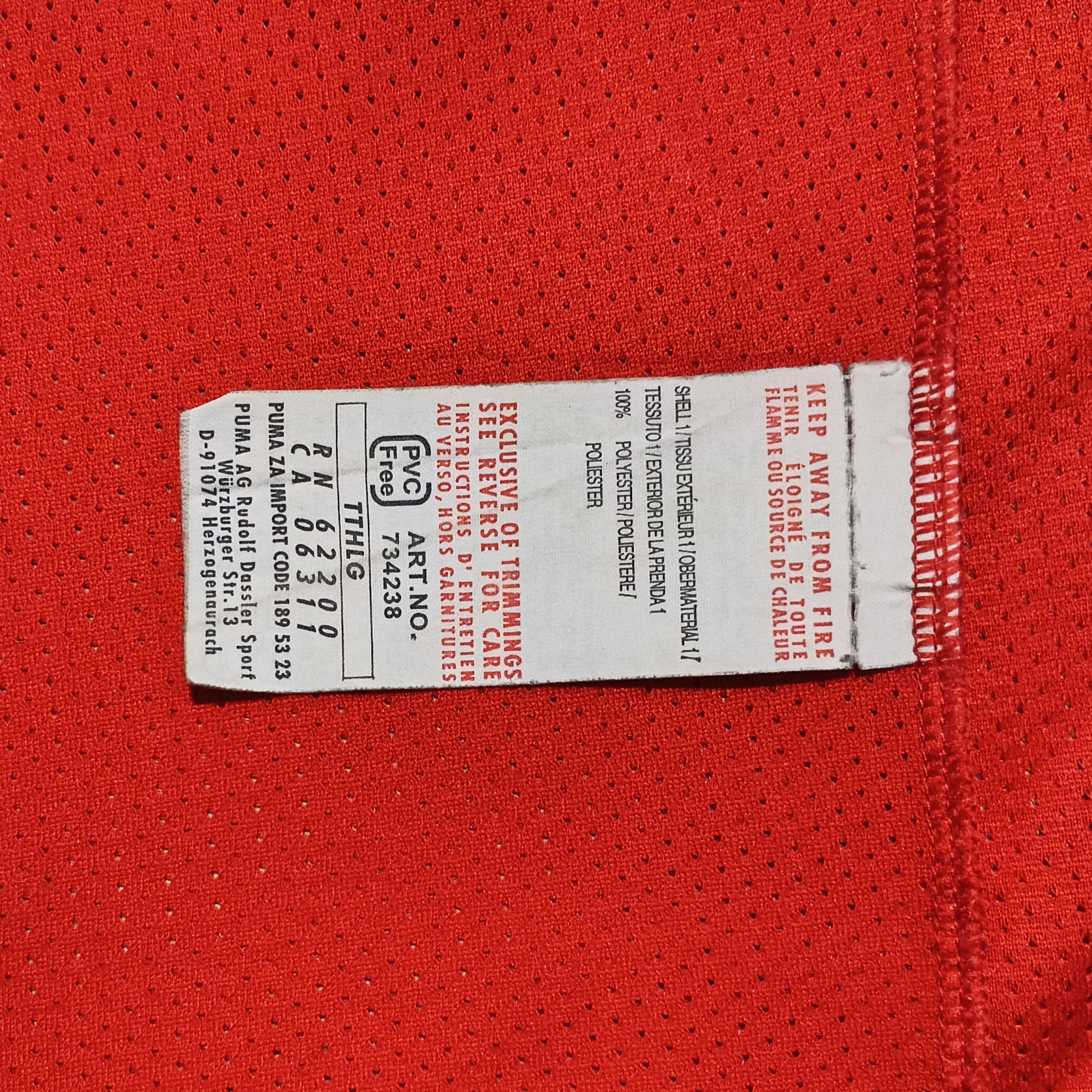 Puma Czech Republic Euro 2008 Home Jersey Jan Koller Size US M / EU 48-50 / 2 - 8 Thumbnail