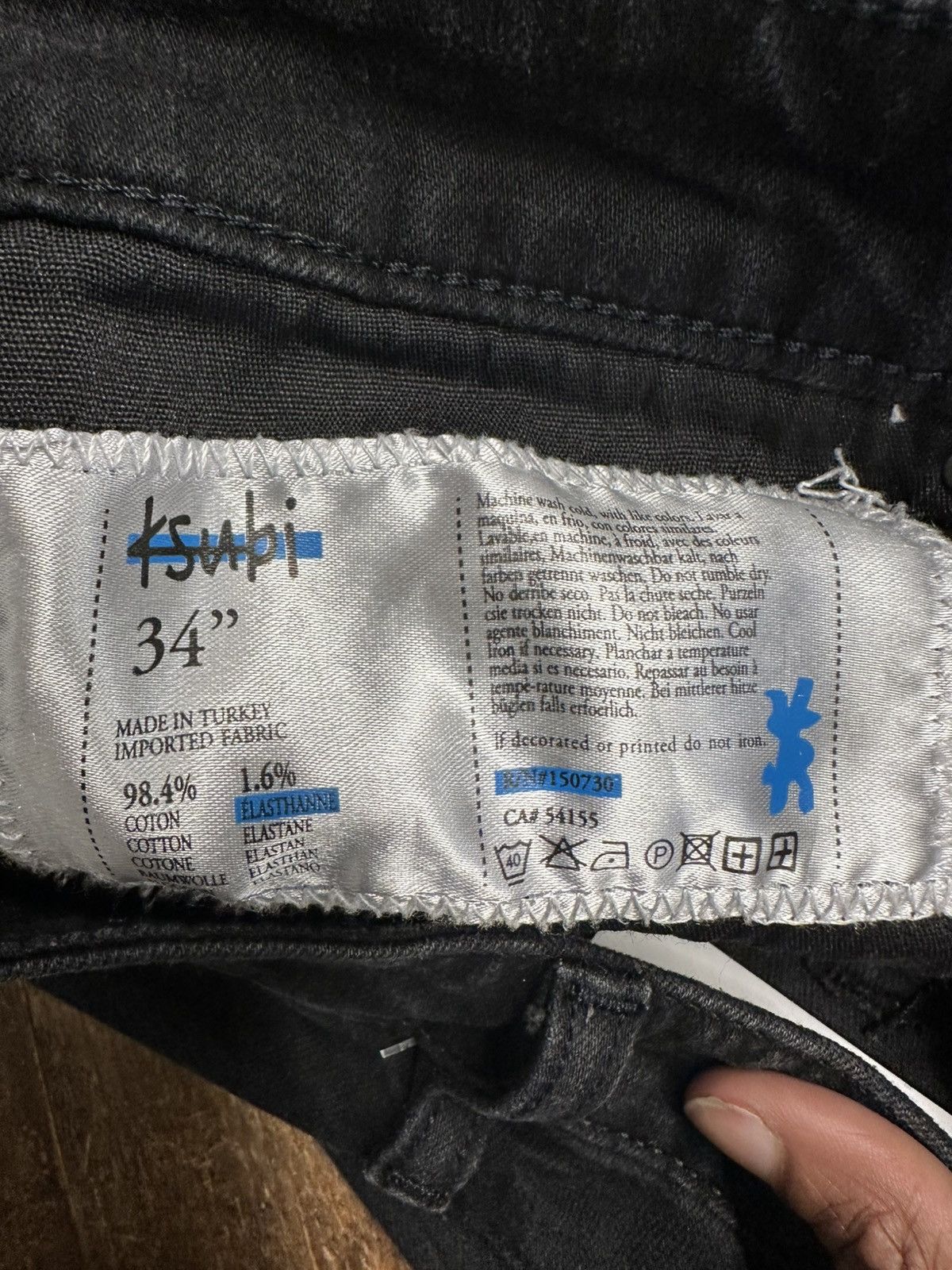 Ksubi Ksubi Red World Tour Spell Black Denim Jeans Size 34 Size US 34 / EU 50 - 5 Thumbnail