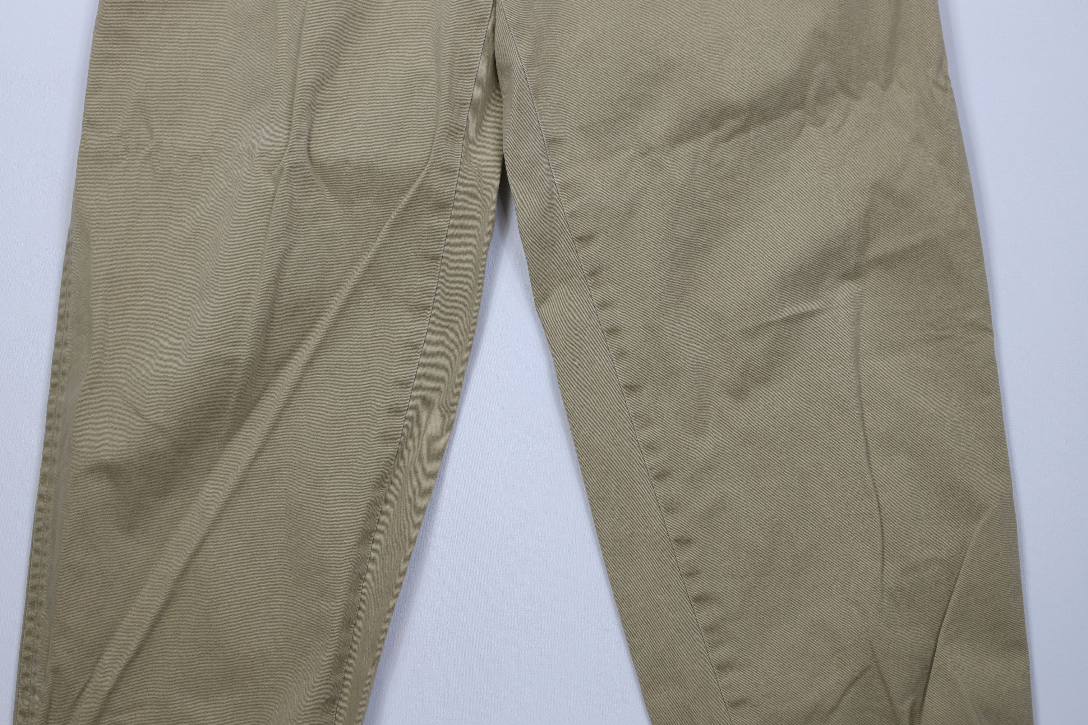 Nautica Vintage 90s Nautica Baggy Pleated Chino Pants Trousers Beige Size US 34 / EU 50 - 3 Thumbnail