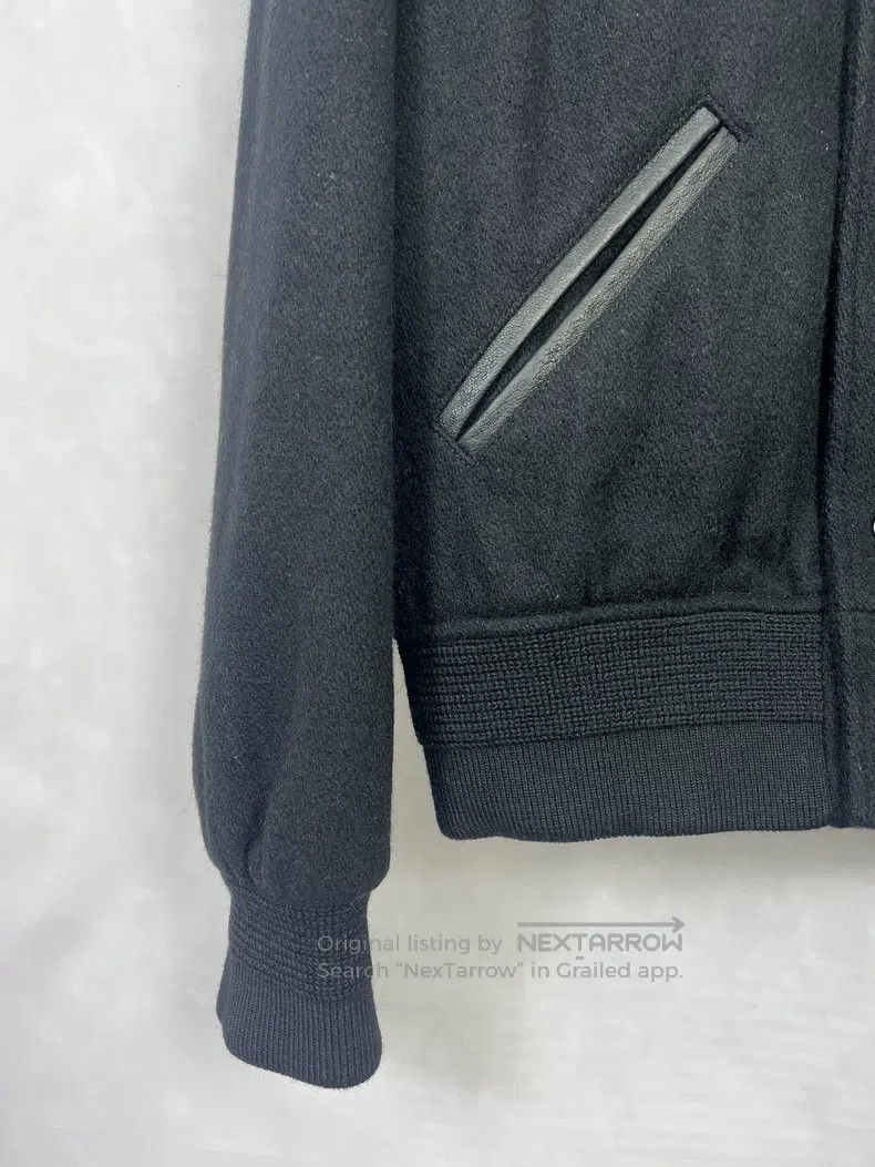 Saint Laurent Paris Saint Laurent Paris Black Warrior Leather Baseball Jacket Size US S / EU 44-46 / 1 - 4 Thumbnail