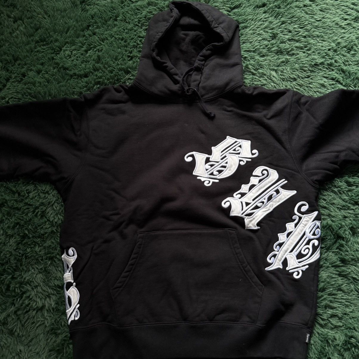 Supreme Supreme Old English Hoodie Size US M / EU 48-50 / 2 - 1 Thumbnail