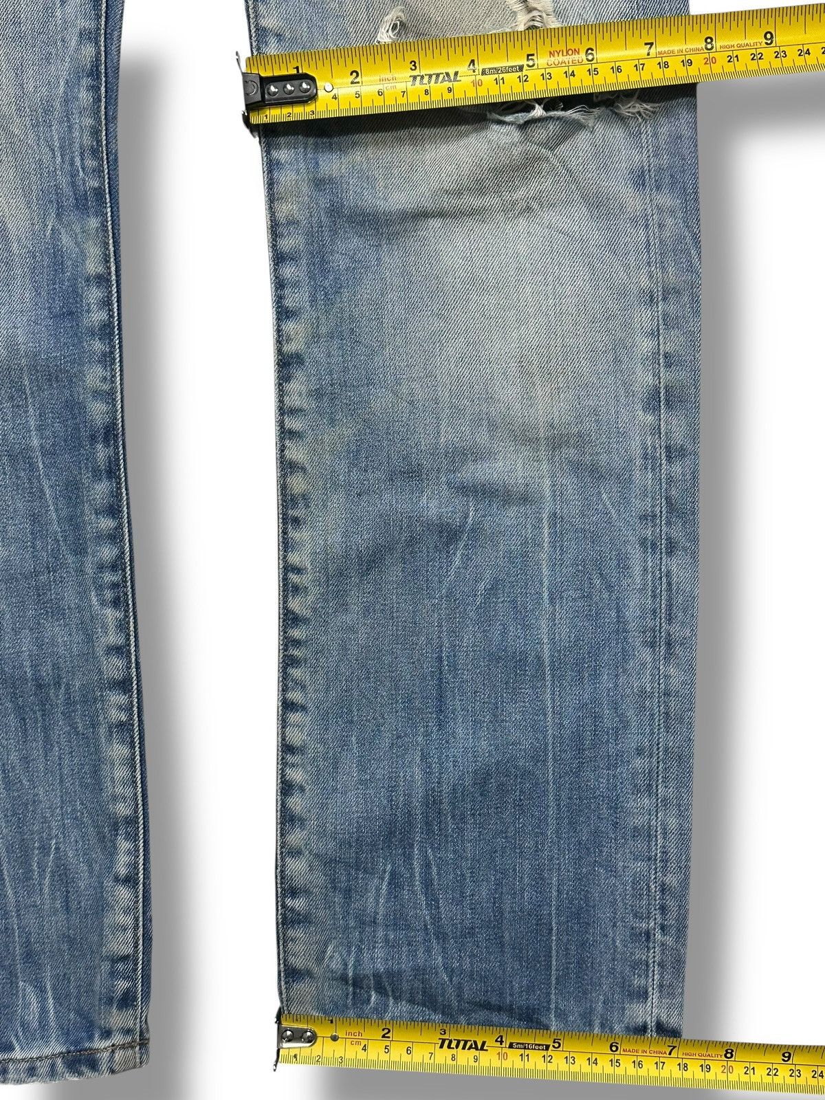 G-Star G-Star Raw 3301 Slim Fit Distressed Denim Jeans Faded Wash Size US 31 - 19 Thumbnail