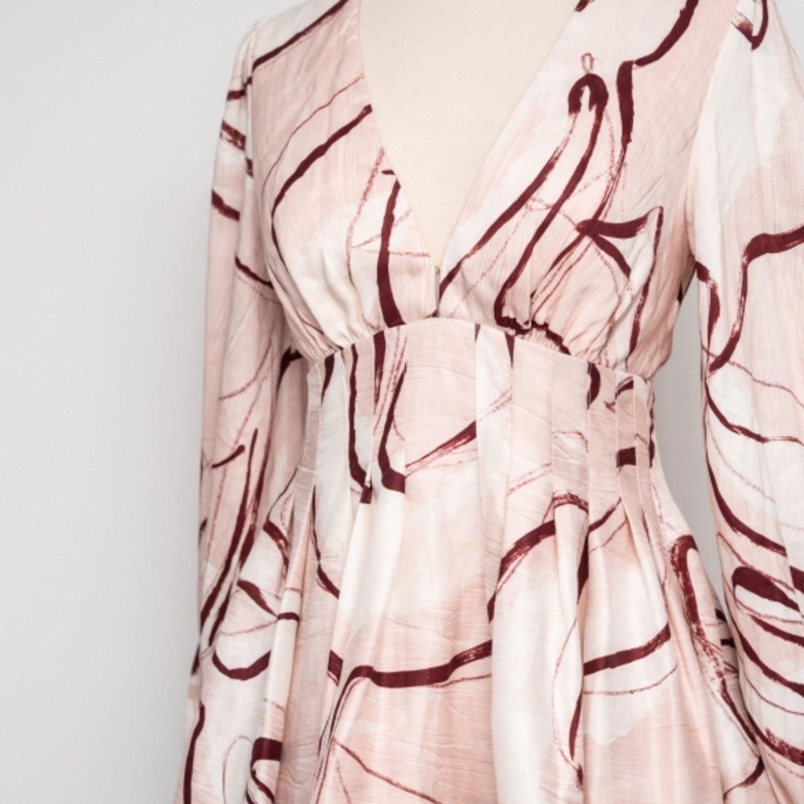 Aje Aje. Amelia Plunge Mini Dress. Size XS / US 0-2 / IT 36-38 - 10 Thumbnail