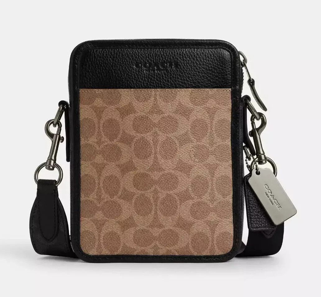 Coach Sullivan Crossbody In Blocked Signature Canvas CW386 Size ONE SIZE - 3 Thumbnail