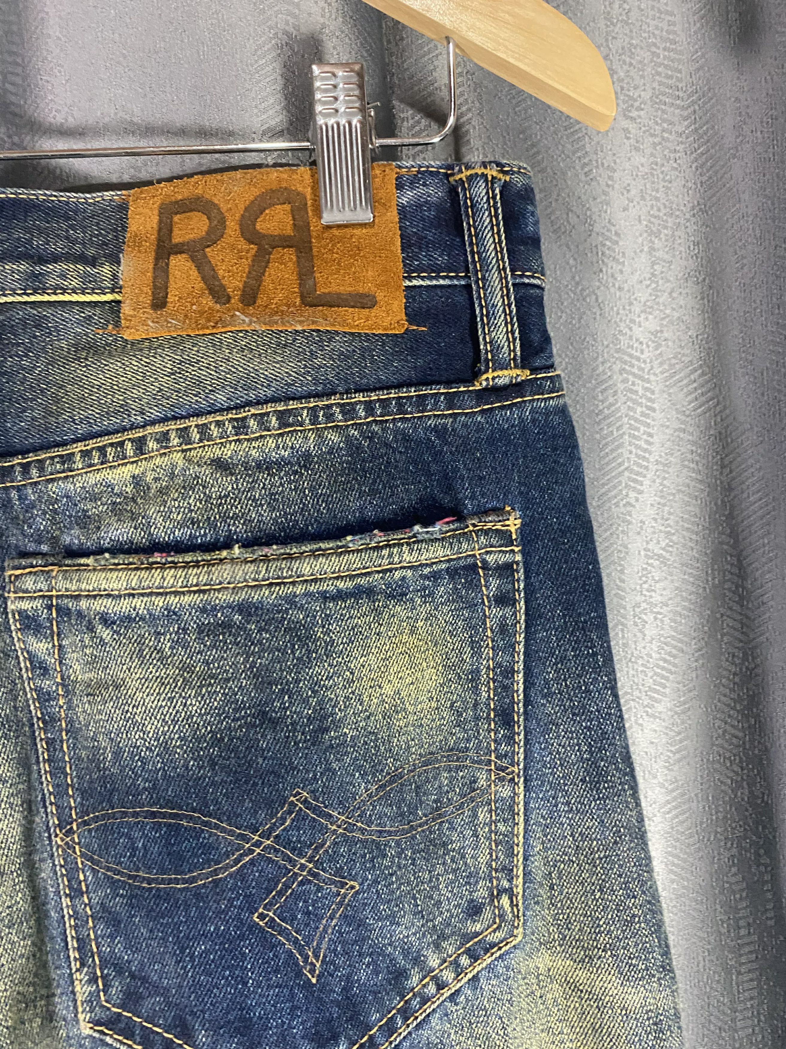 RRL Ralph Lauren RALPH LAUREN DOUBLE RL - RRL - LOW STRAIGHT SELVEDGE DENIM Size US 29 - 5 Thumbnail