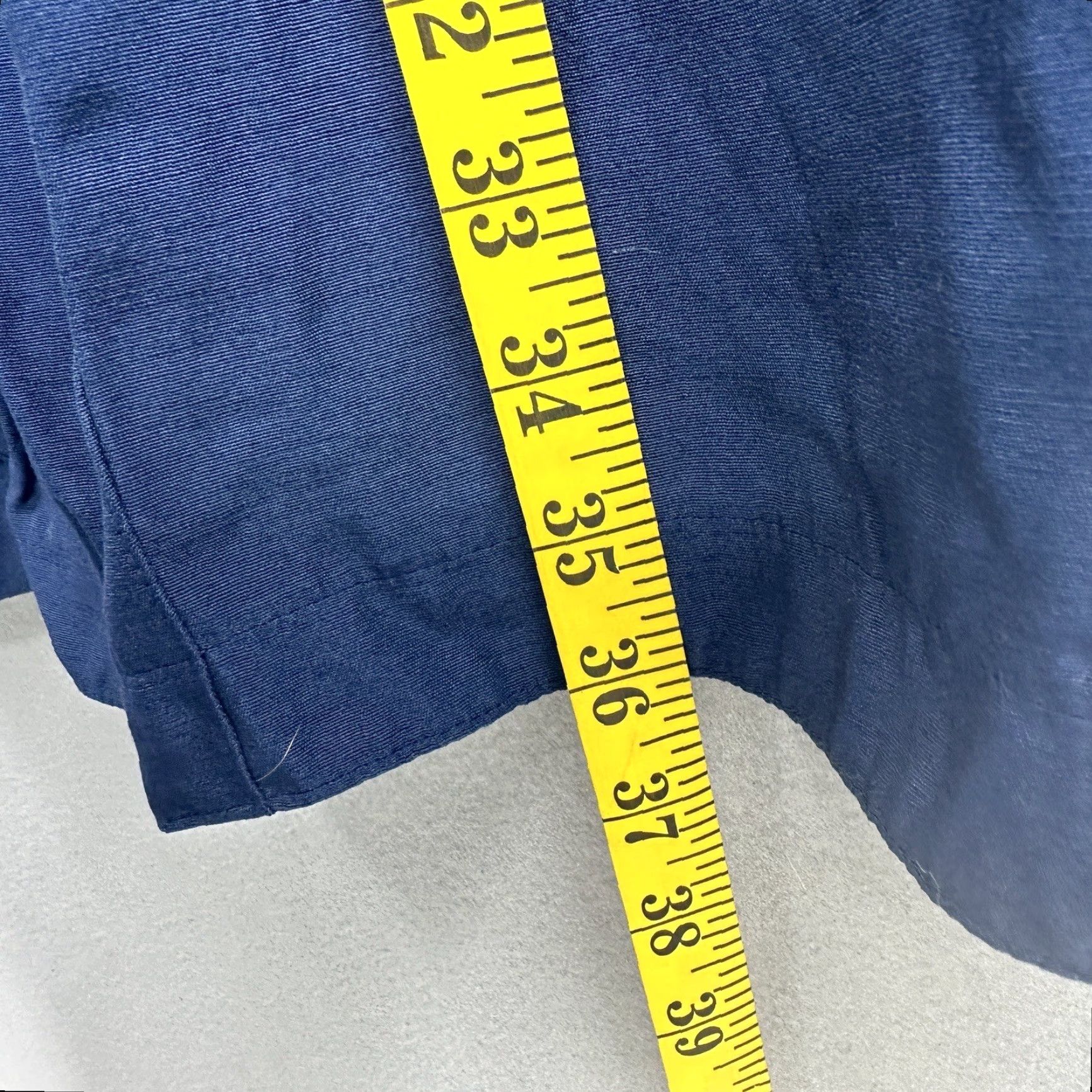 Honda Vintage Rhonda Harness Dress Womens 10 Blue Shirt Dress 1990s Secretary/Geek Vintage 90s Womens Size 10 Blue Shirt Dress Size L / US 10 / IT 46 - 7 Thumbnail