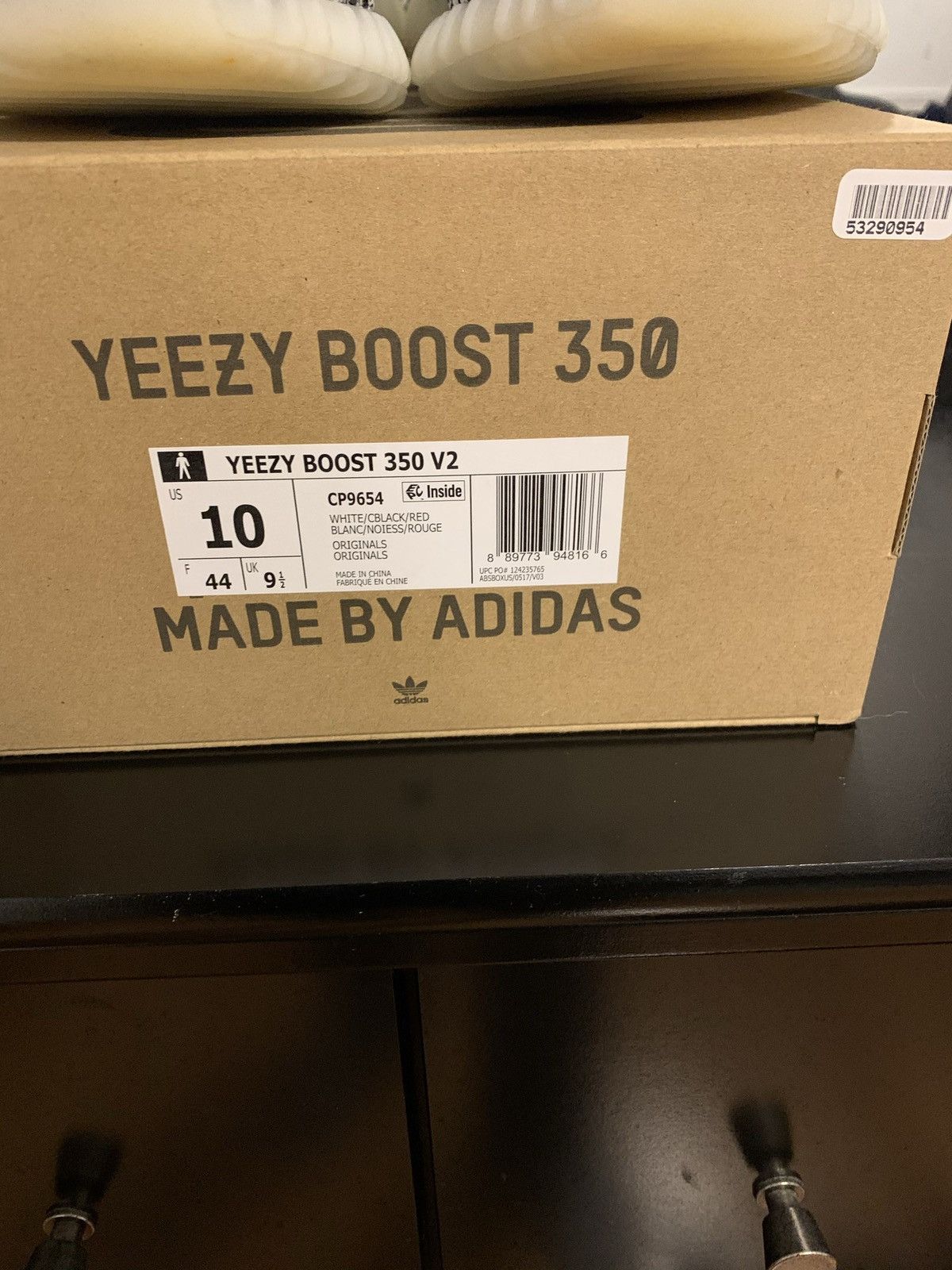 Adidas Adidas Yeezy Boost 350 V2 “Zebra” Men’s Size 10 Size US 10 / EU 43 - 3 Thumbnail