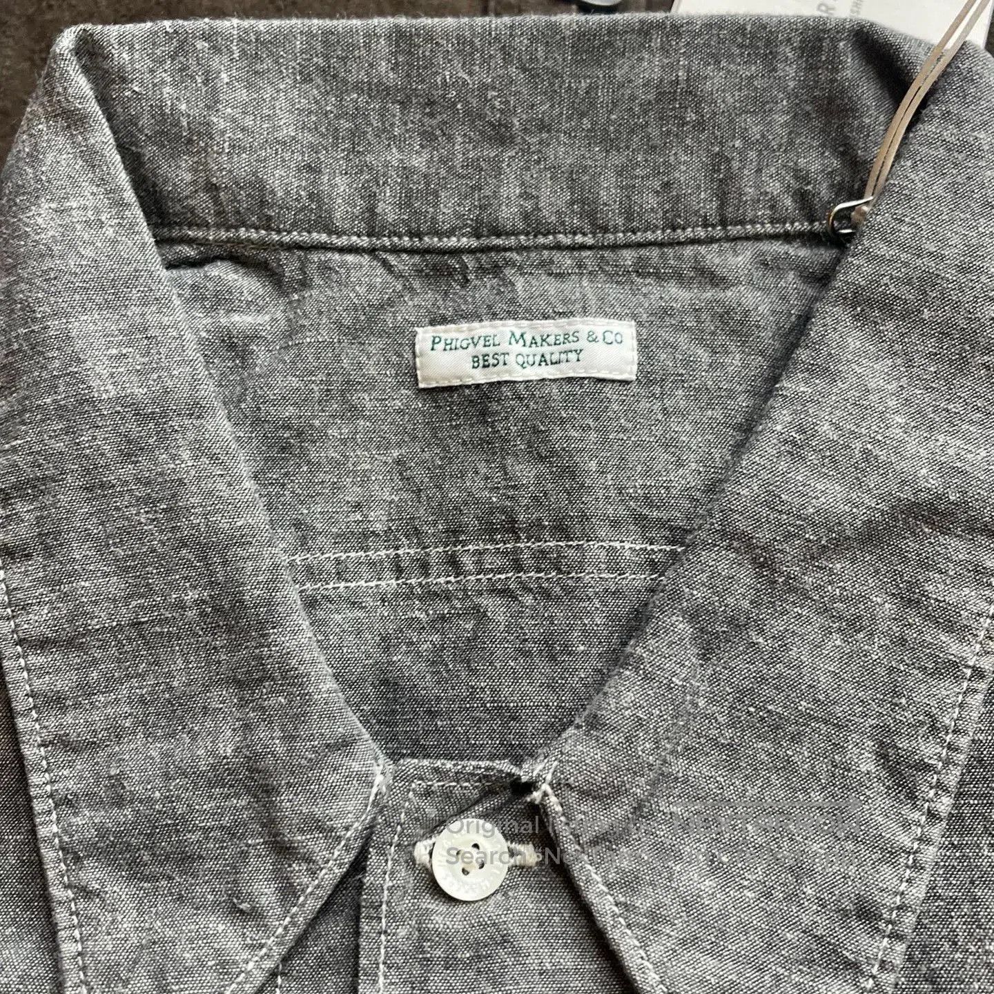 PHIGVEL MAKERS & Co. Phigvel Makers Chambray Workaday Shirt. Size US L / EU 52-54 / 3 - 5 Thumbnail