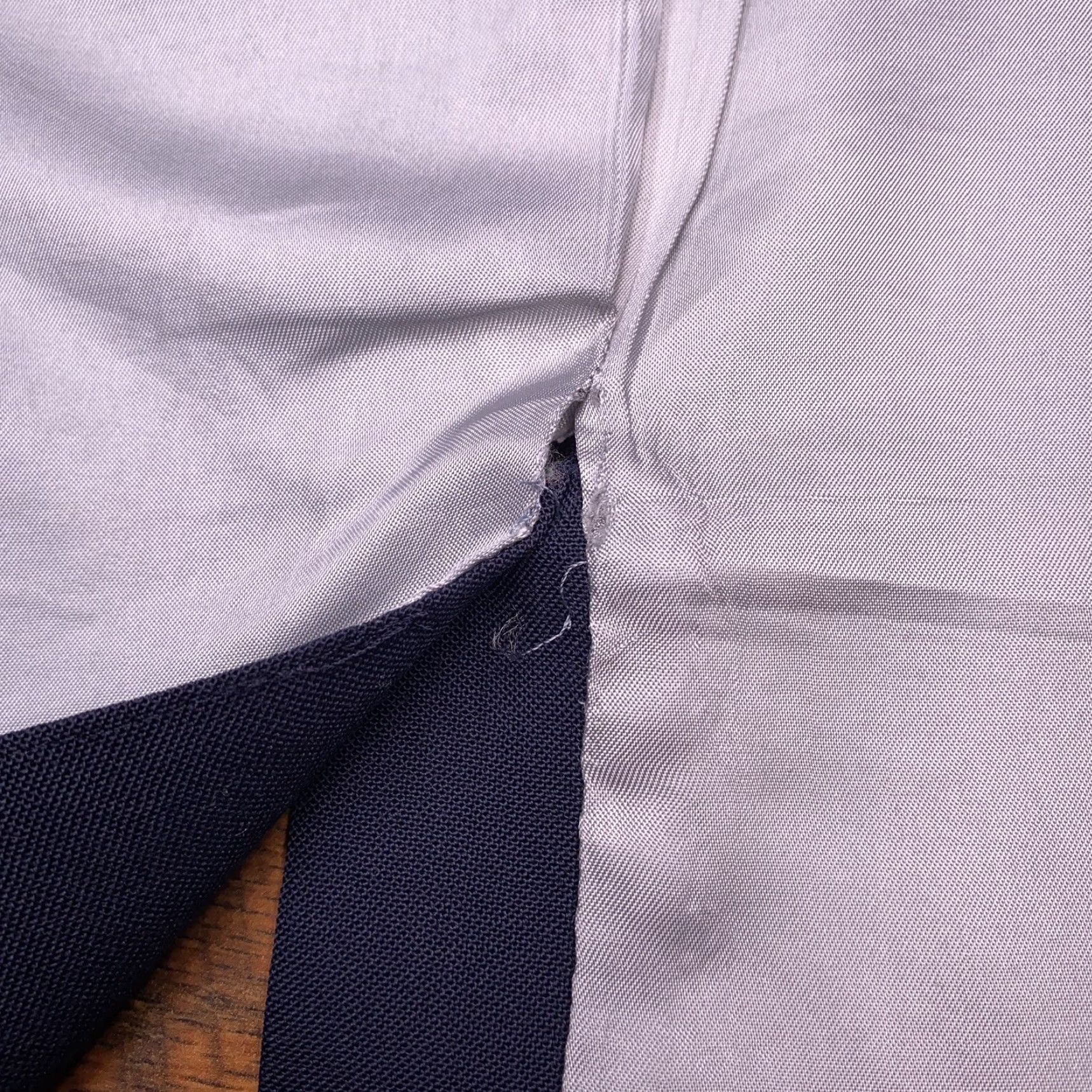 Hart Schaffner Marx Vintage Hart Schaffner Marx Sport Coat 42 Long Navy Gold Buttons Blazer Big? Size 42R - 7 Thumbnail