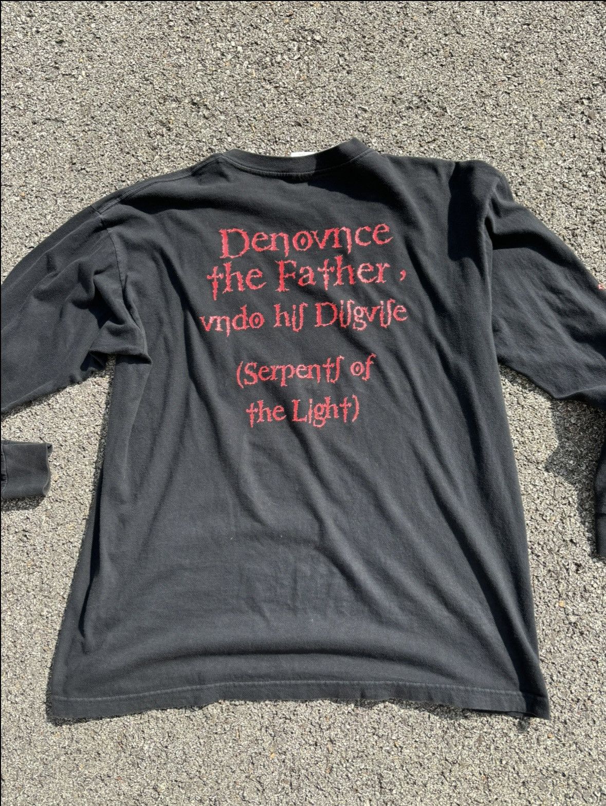 Band Tees × Vintage Vintage 90s Deicide Serpents of the Light Blue Grape Shirt Size US XL / EU 56 / 4 - 3 Thumbnail