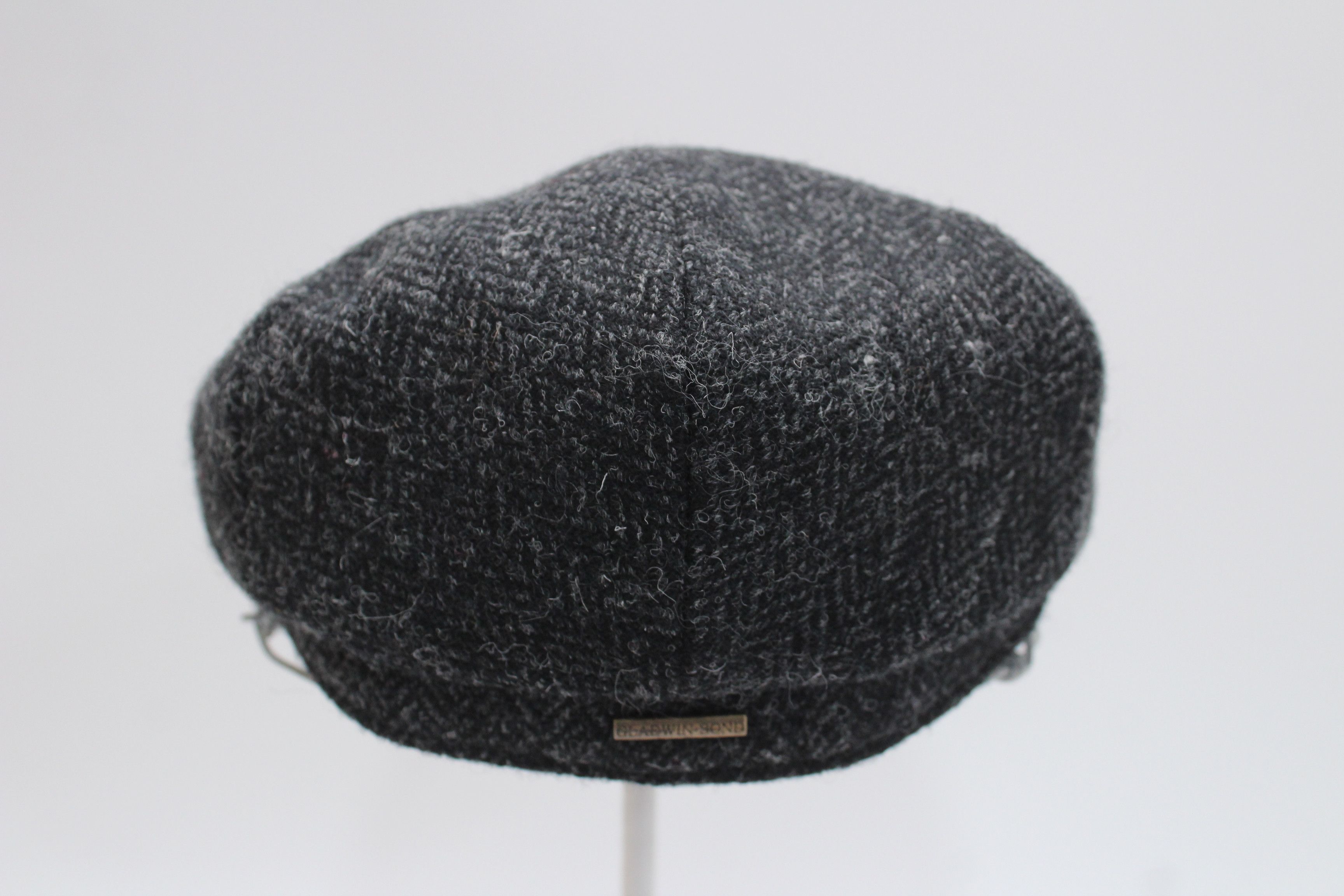 Harris Tweed Gladwin Bond London Harris Tweed Herringbone Flat Cap Size ONE SIZE - 4 Thumbnail