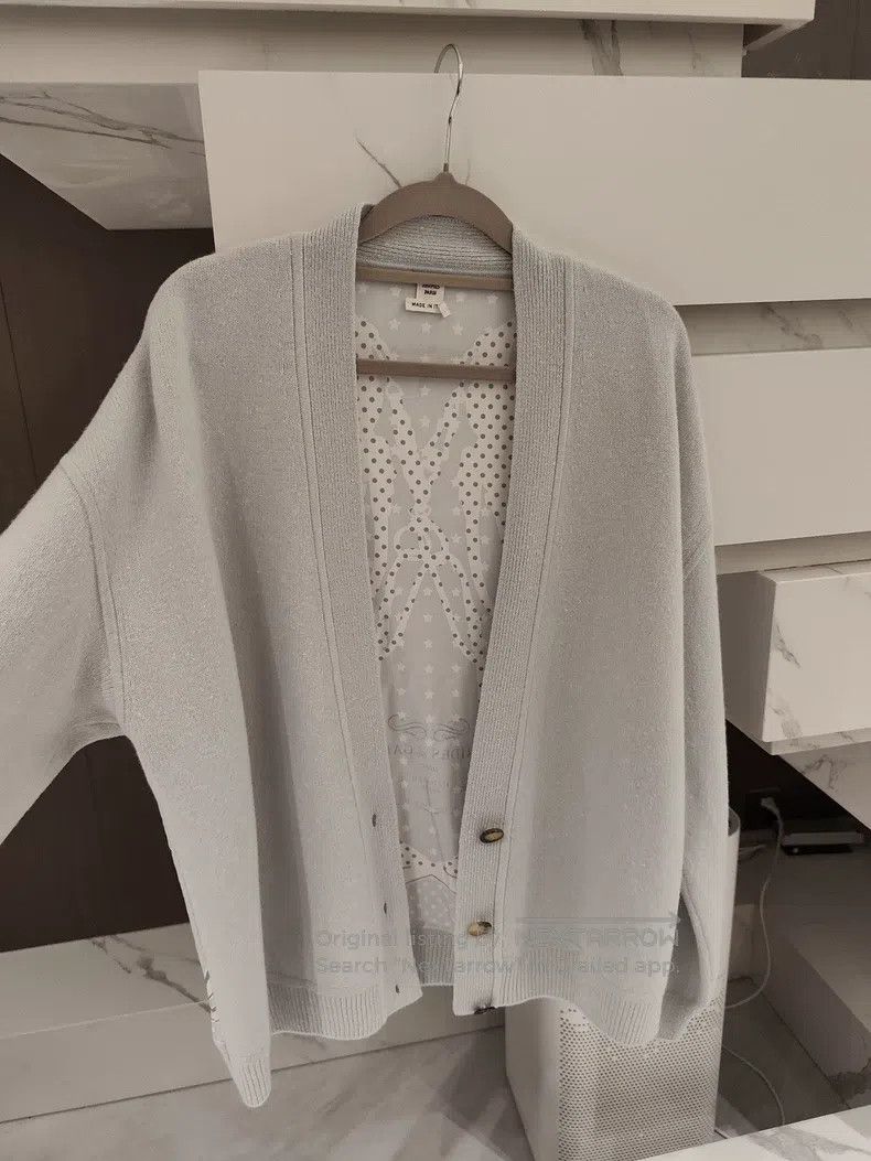 Hermes Hermes Cardigan, baby blue color Size XS / US 0-2 / IT 36-38 - 2 Thumbnail