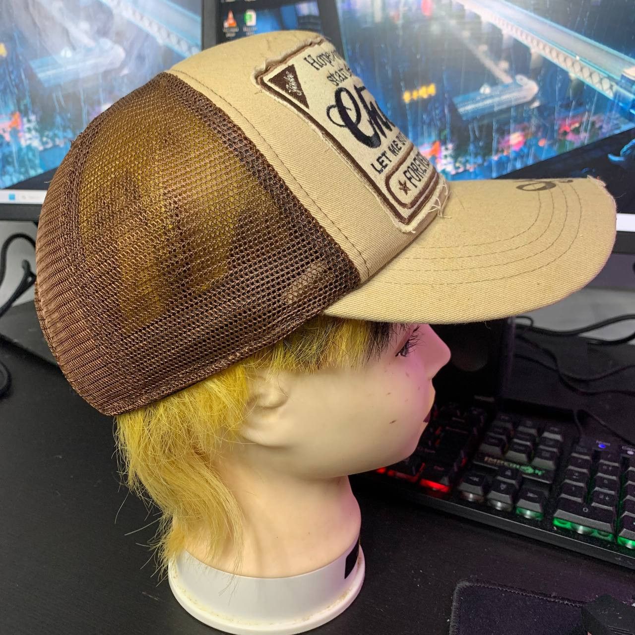 Japanese Brand × Vintage RARE VINTAGE DISTRESSED TRUCKER HAT Size ONE SIZE - 2 Thumbnail