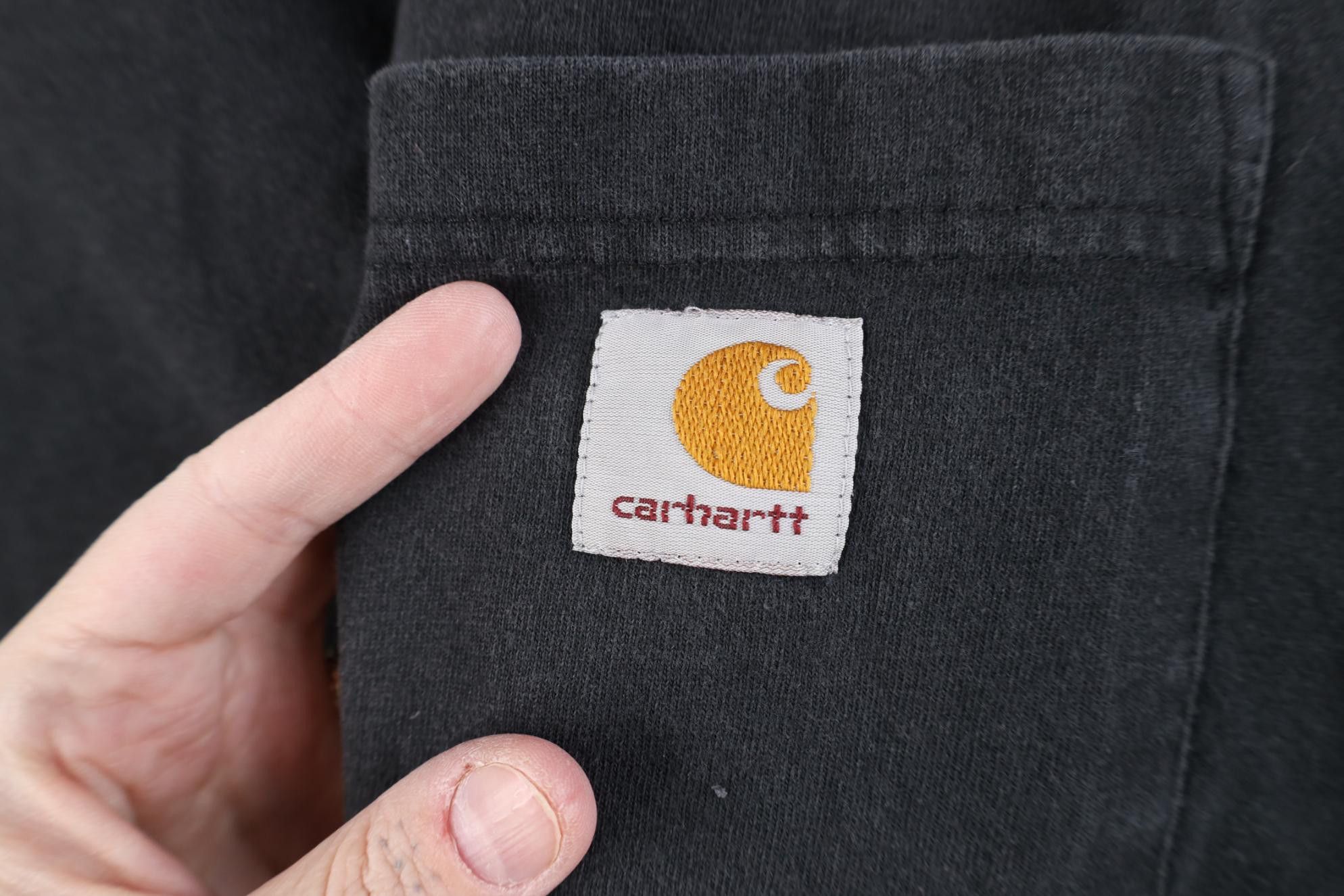 Carhartt Vintage Y2K Carhartt Long Sleeve Pocket T-Shirt Black Cotton Size US M / EU 48-50 / 2 - 4 Thumbnail
