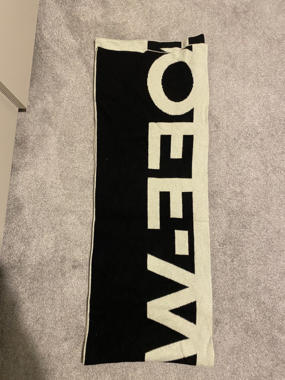 Off-White Face scarf Size ONE SIZE - 4 Thumbnail