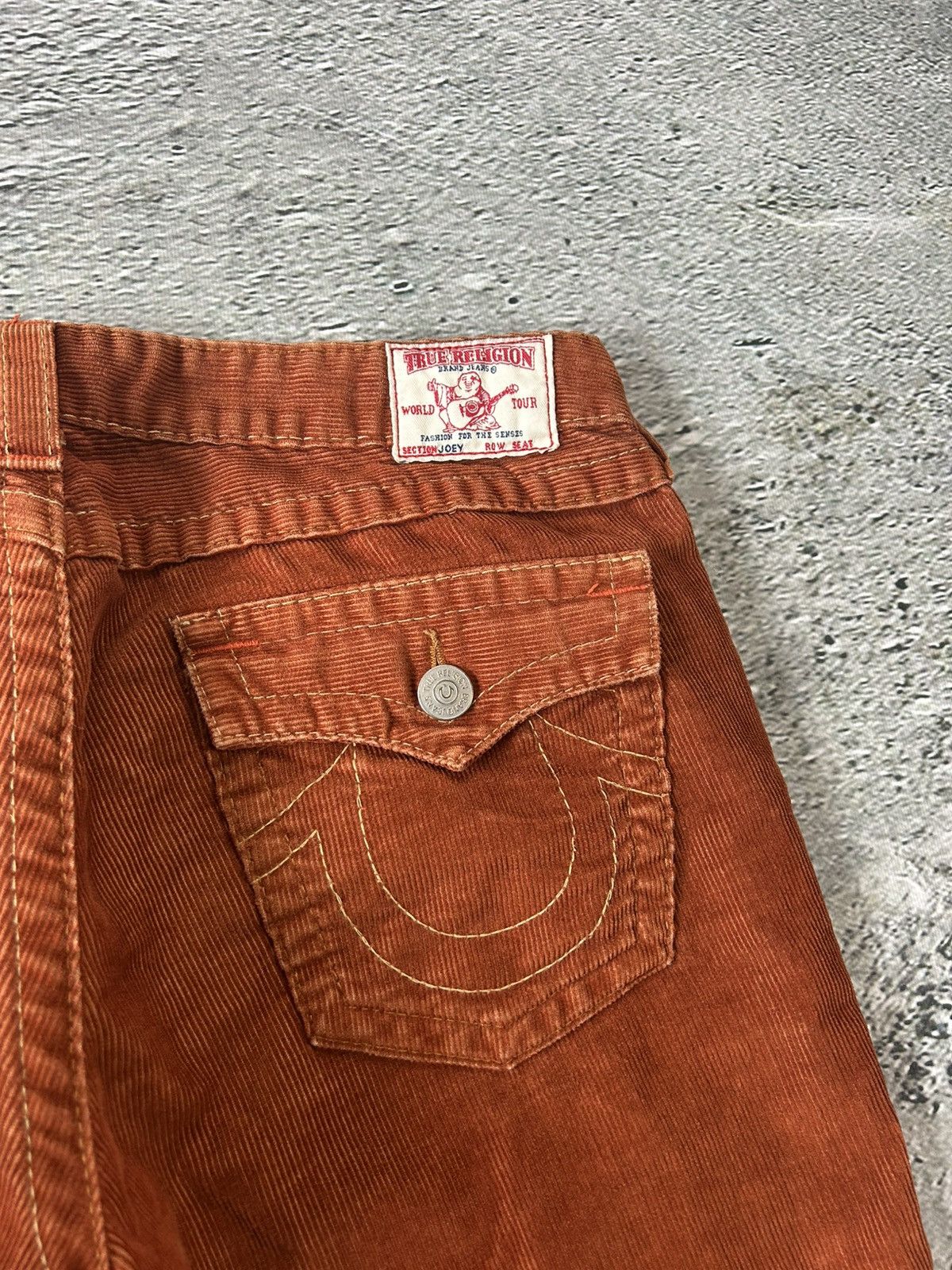 True Religion × Vintage True Religion Joey jeans vintage cords corduroy pants flared Size US 32 / EU 48 - 2 Thumbnail
