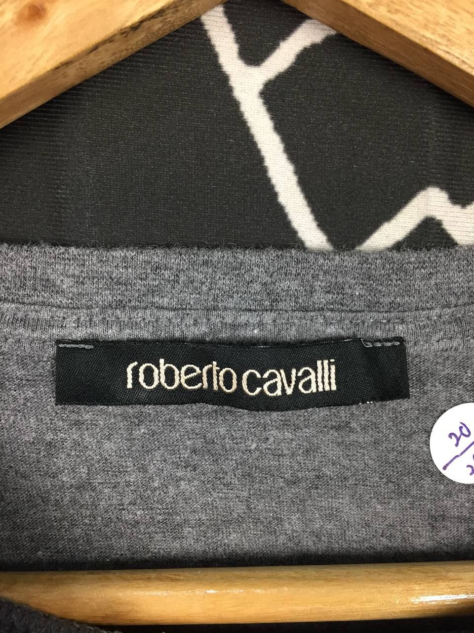 Just Cavalli × Roberto Cavalli Roberto Cavalli Monogram Logo Luxury Tee Size US L / EU 52-54 / 3 - 8 Thumbnail