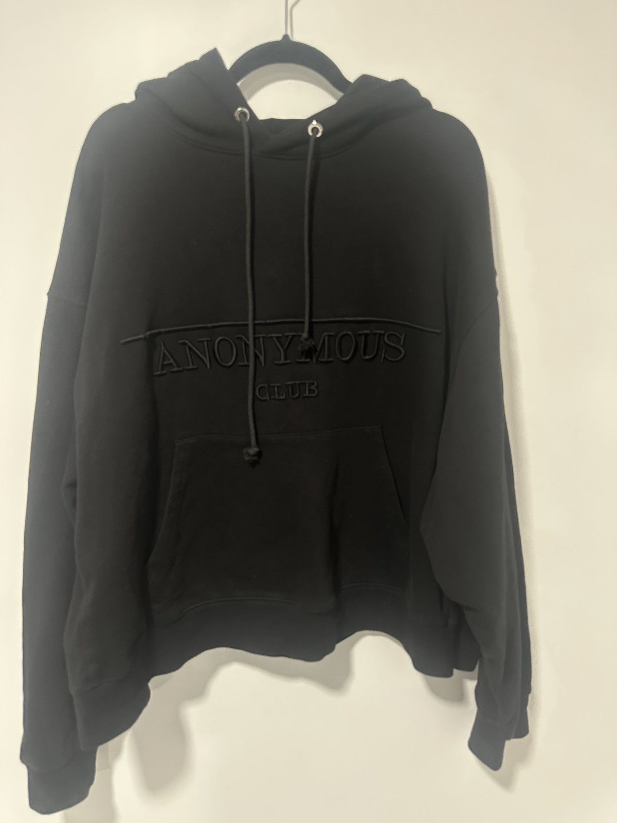 Anonymous Club × Hood By Air Shayne Oliver purple anonymous Hoodie