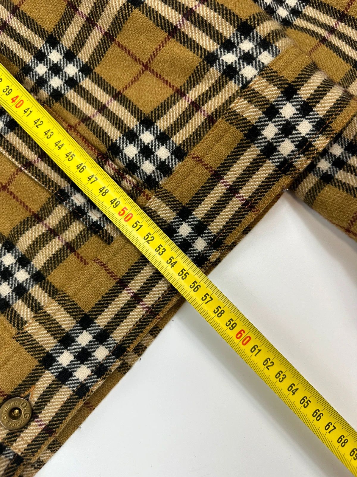 Dolce & Gabbana Dolce Gabbana 00’s Wool Tartan Checkered Trucker Jacket Size US L / EU 52-54 / 3 - 8 Thumbnail