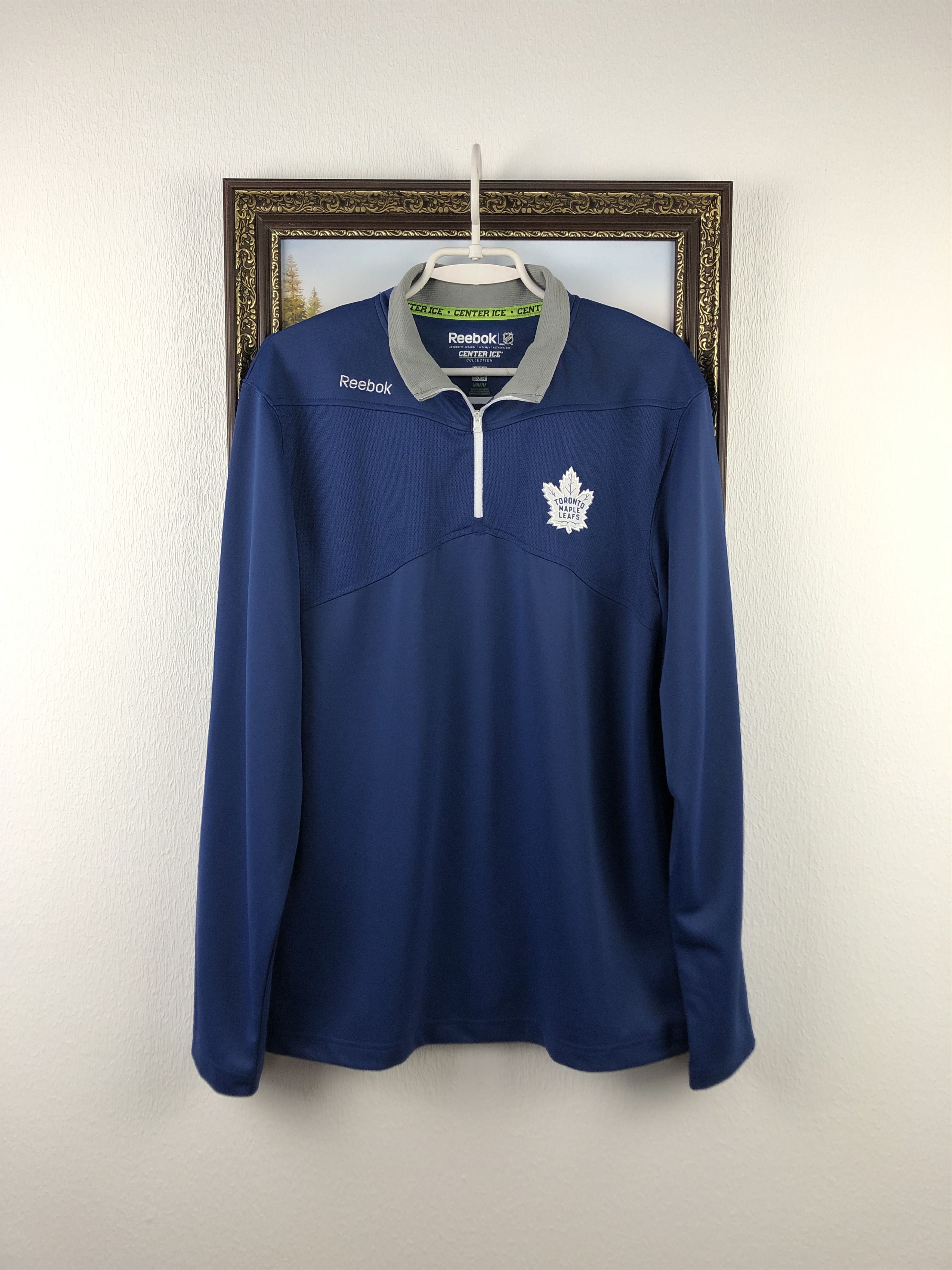 NHL Reebok Toronto Maple Leafs Shirt Long Sleeve Sweatshirt Size US M / EU 48-50 / 2 - 1 Thumbnail
